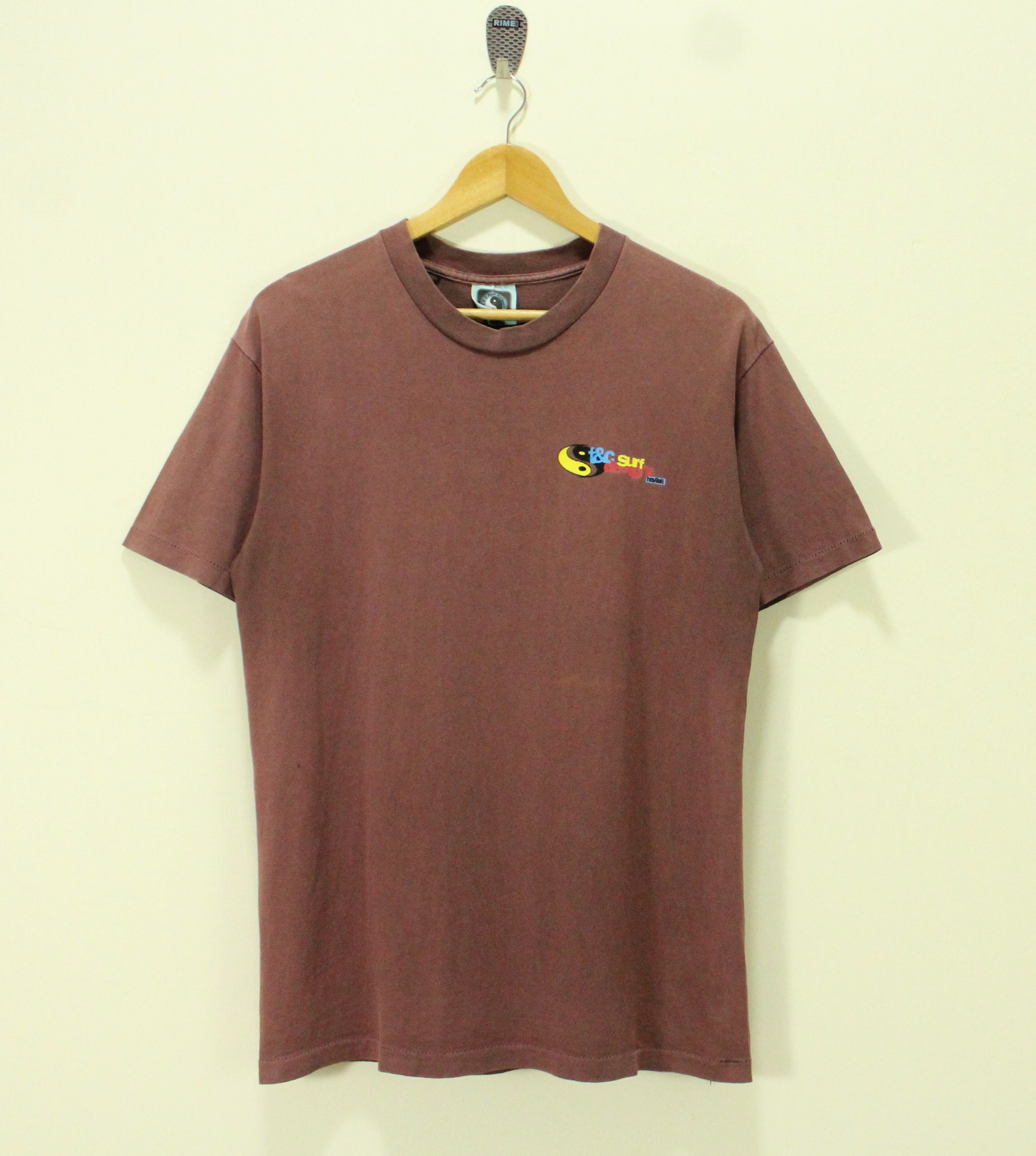 Vintage Vintage 90s T&C SURF T Shirt Faded Distressed Surf Size US M / EU 48-50 / 2 - 2 Thumbnail