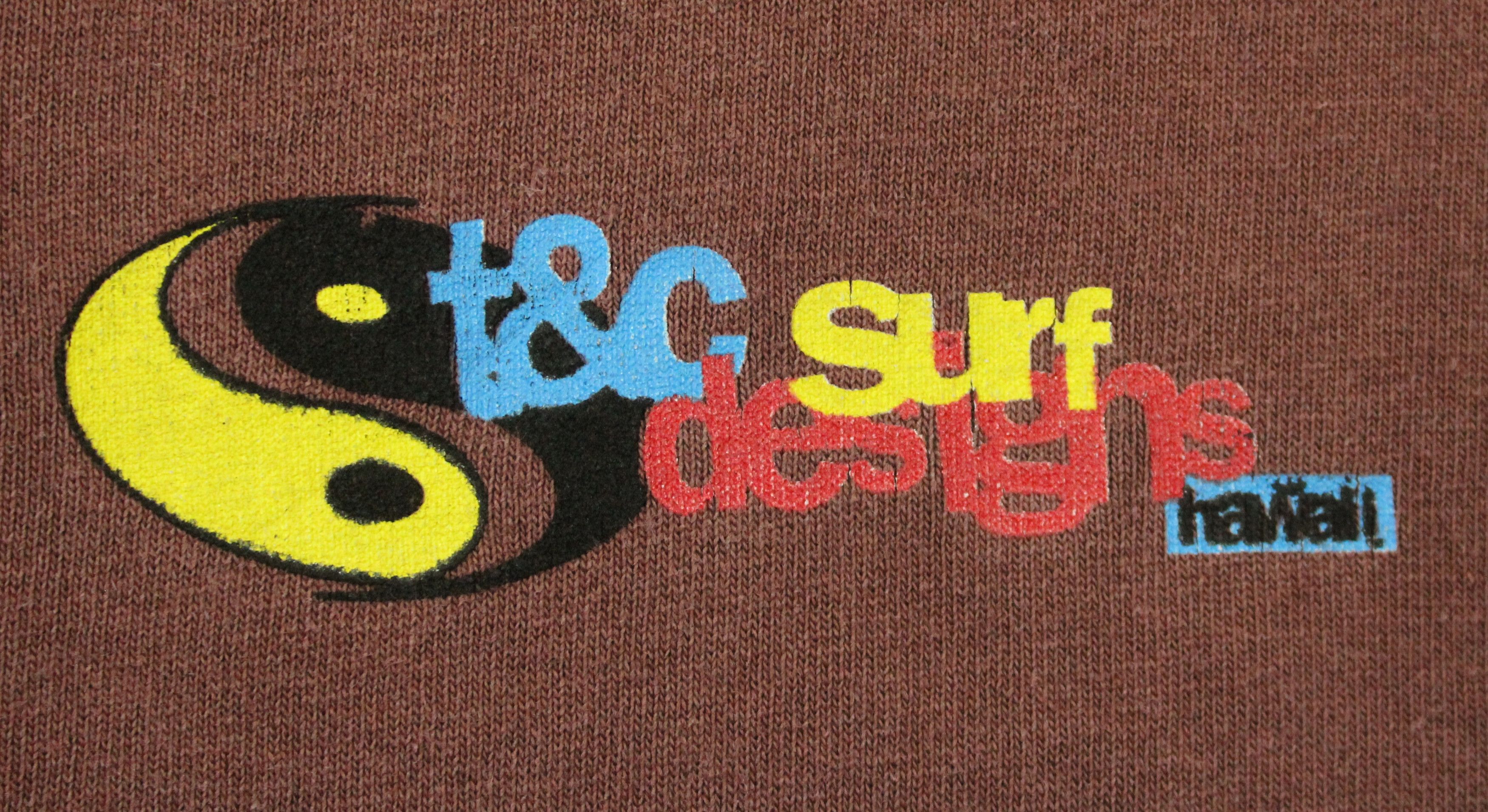 Vintage Vintage 90s T&C SURF T Shirt Faded Distressed Surf Size US M / EU 48-50 / 2 - 7 Thumbnail