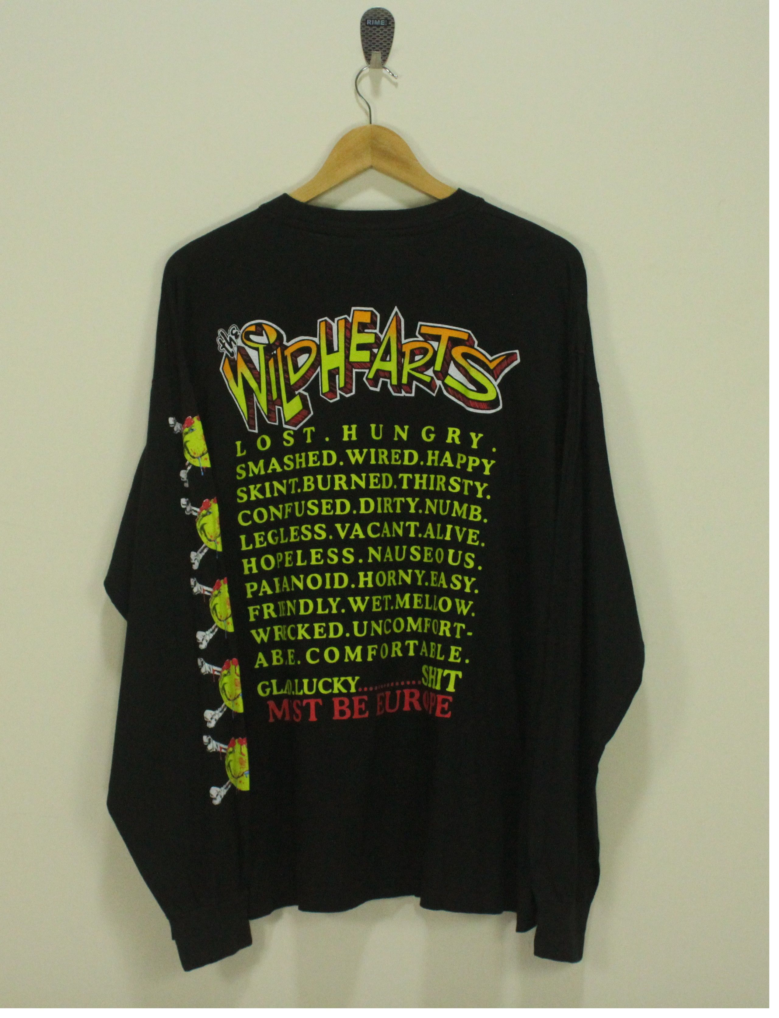 Band Tees Vintage 90s The WildHearts T Shirt Long Sleeve Size US XL / EU 56 / 4 - 2 Thumbnail