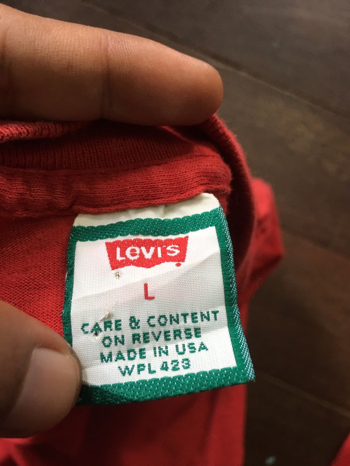 Levi's Vintage Clothing Rare Vintage 90s T-shirt Levis Size US L / EU 52-54 / 3 - 4 Thumbnail