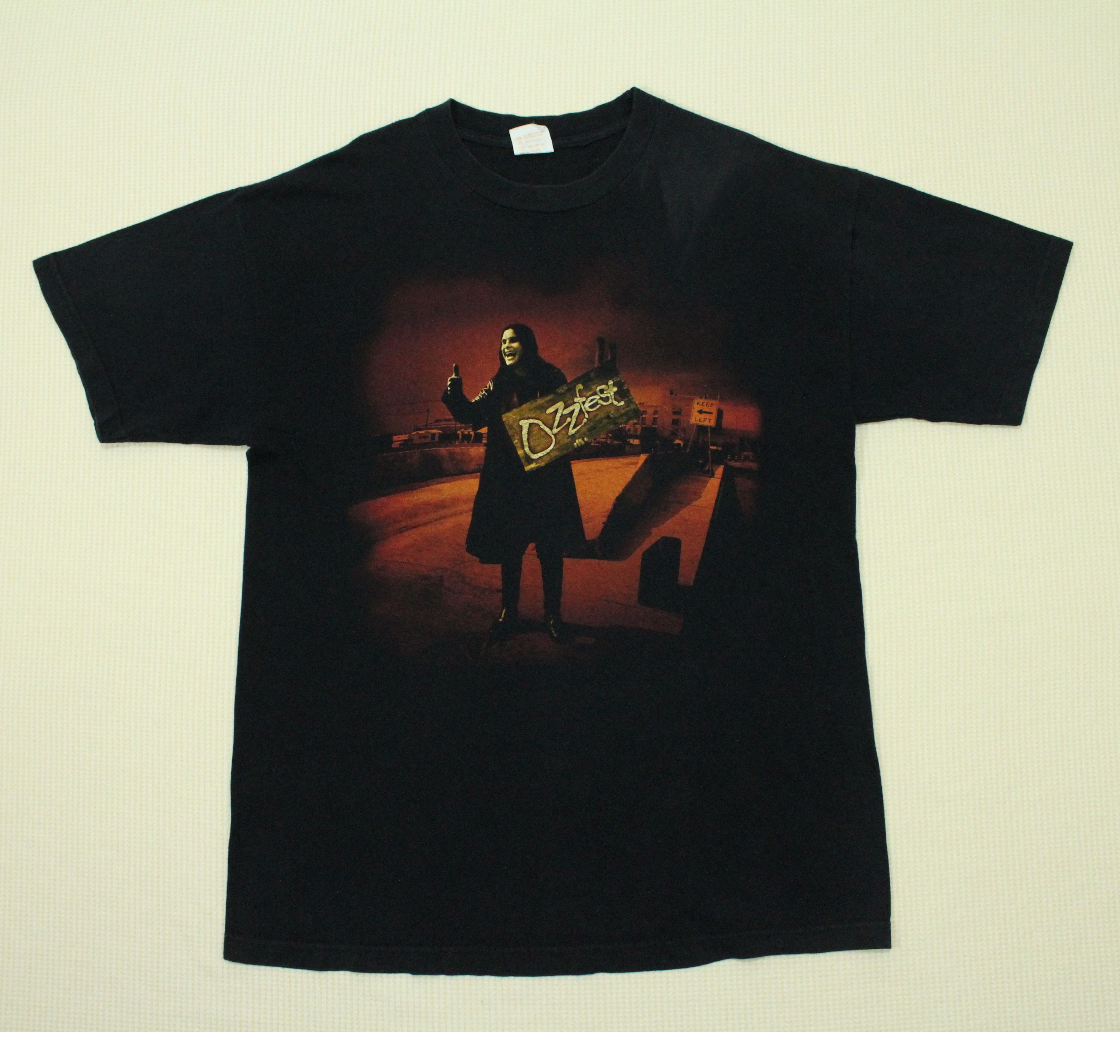 Ozzy Osbourne Vintage 90s OZZ FEST T Shirt Ozzy Osbourne Black Sabbath Size US L / EU 52-54 / 3 - 2 Thumbnail