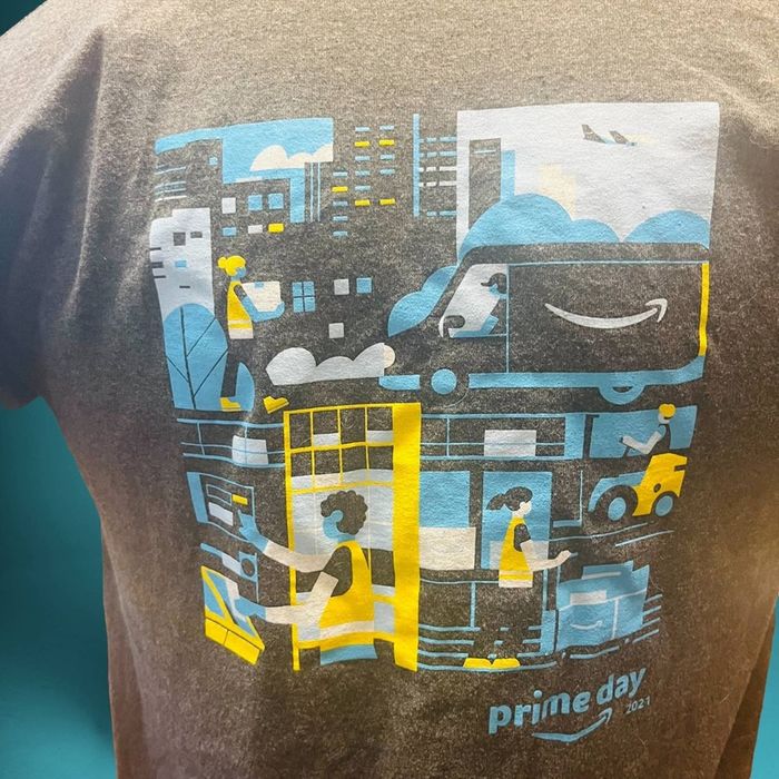 Alstyle Amazon Prime Day 2021 Employee Work Shirt Grailed