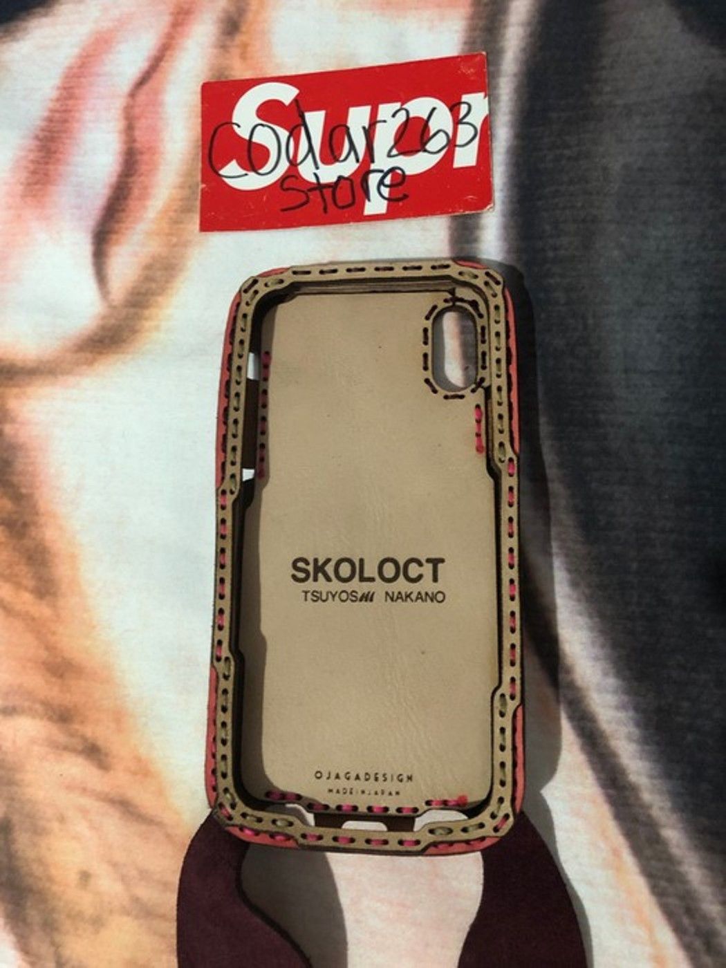 Skoloct Skoloct Cow Leather iPhone X Case Size ONE SIZE - 4 Thumbnail
