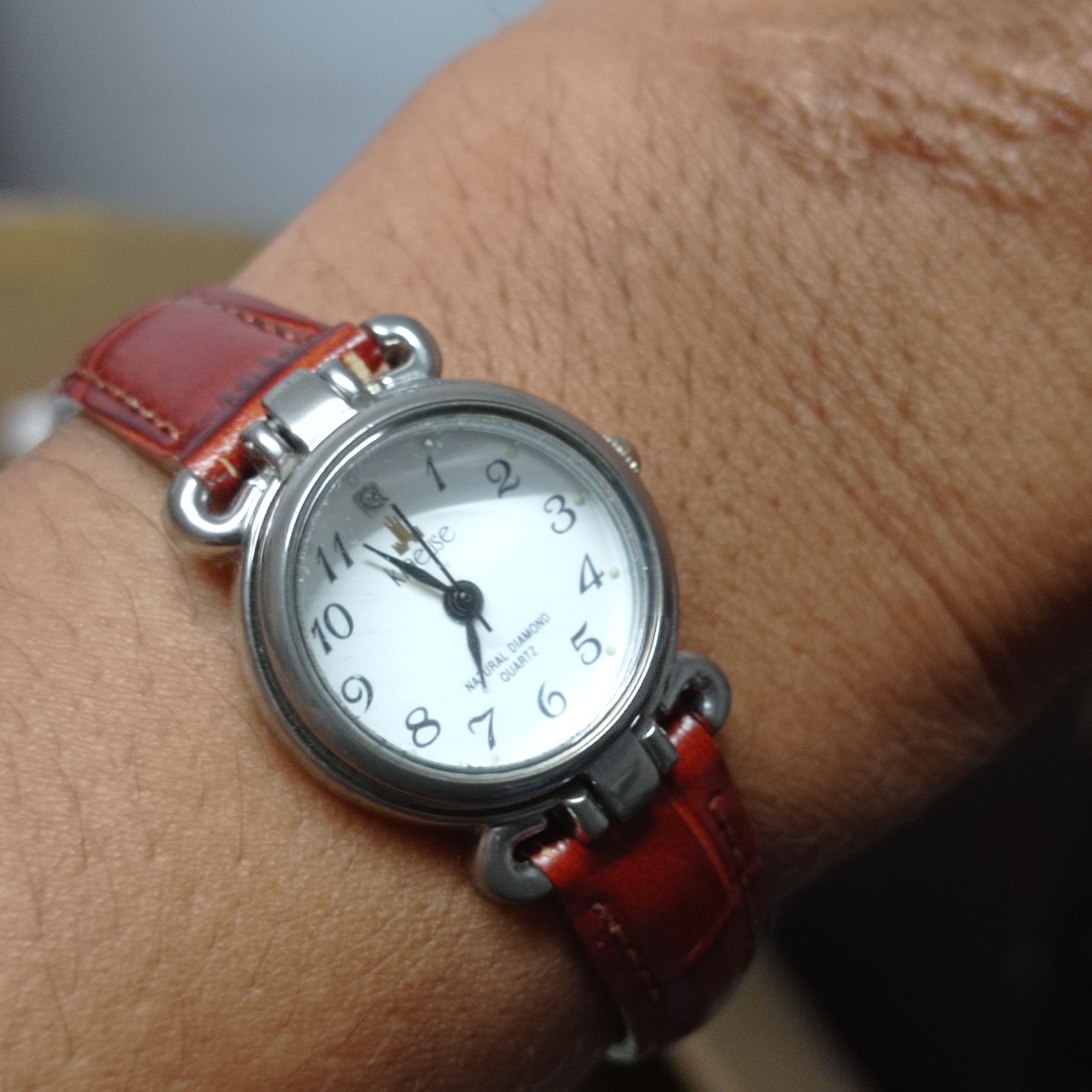 Japanese Brand Luxury Ladies Watch by "KLAEUSE" (Natural Diamond SK306-F) Size ONE SIZE - 3 Thumbnail