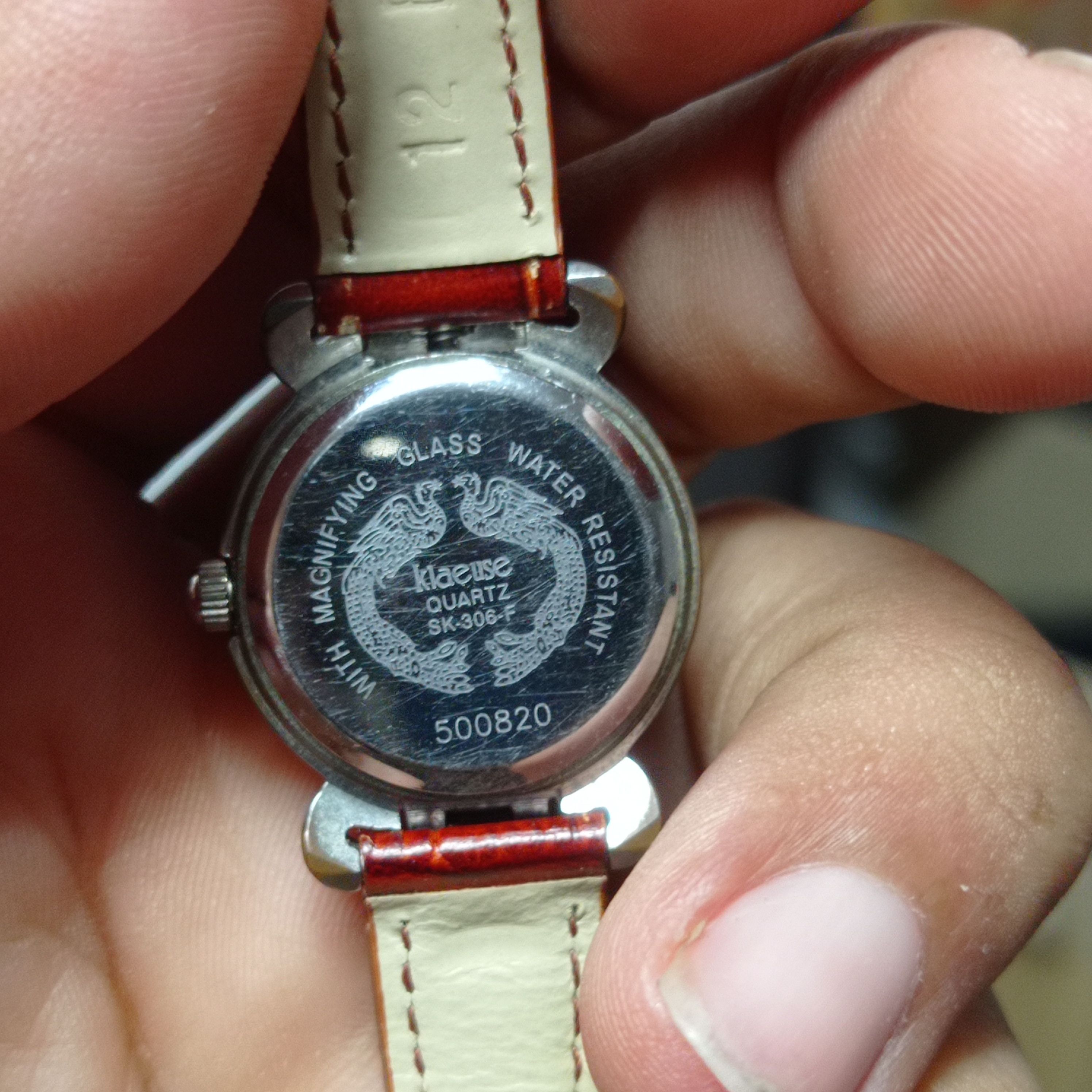 Japanese Brand Luxury Ladies Watch by "KLAEUSE" (Natural Diamond SK306-F) Size ONE SIZE - 2 Thumbnail