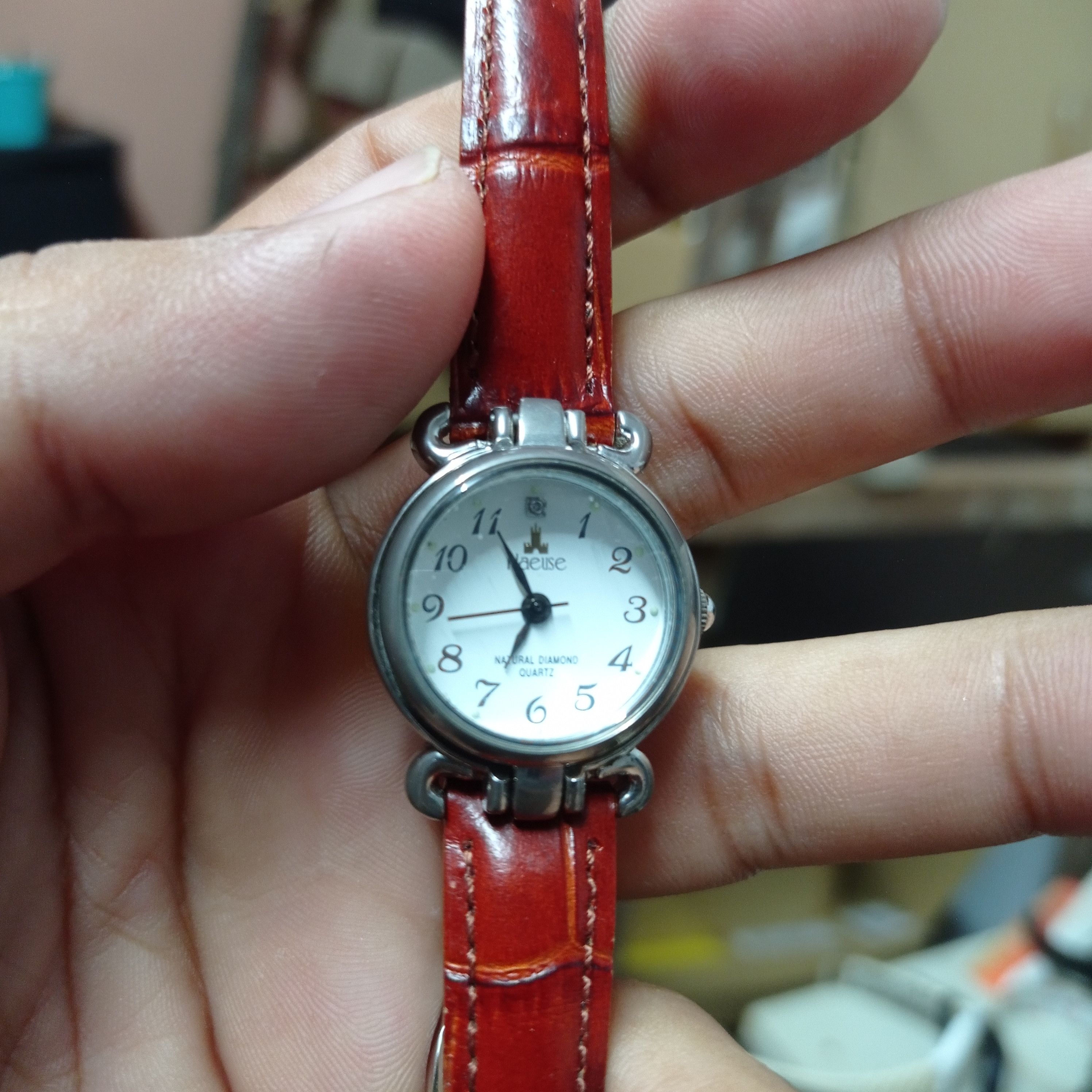 Japanese Brand Luxury Ladies Watch by "KLAEUSE" (Natural Diamond SK306-F) Size ONE SIZE - 11 Thumbnail