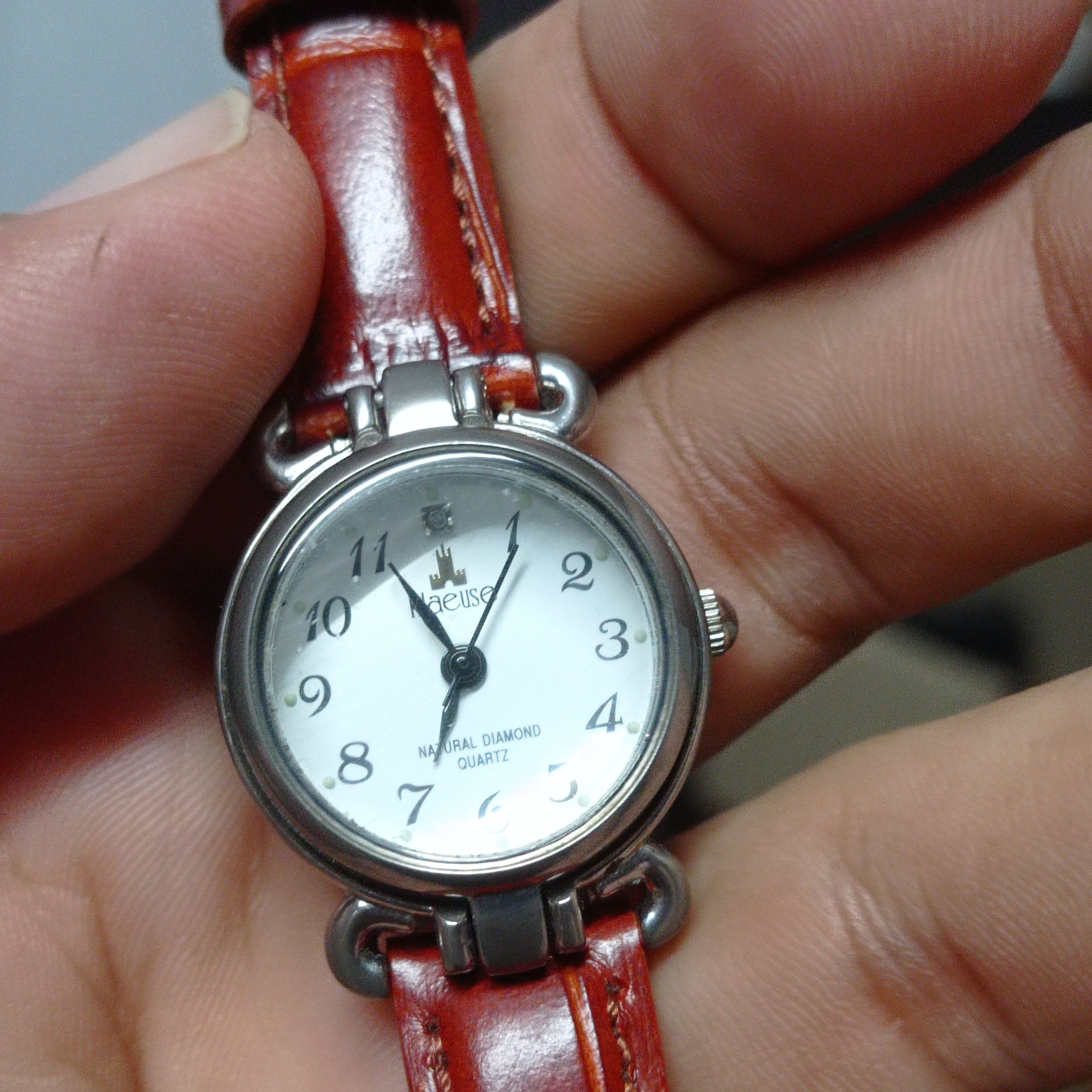 Japanese Brand Luxury Ladies Watch by "KLAEUSE" (Natural Diamond SK306-F) Size ONE SIZE - 10 Thumbnail