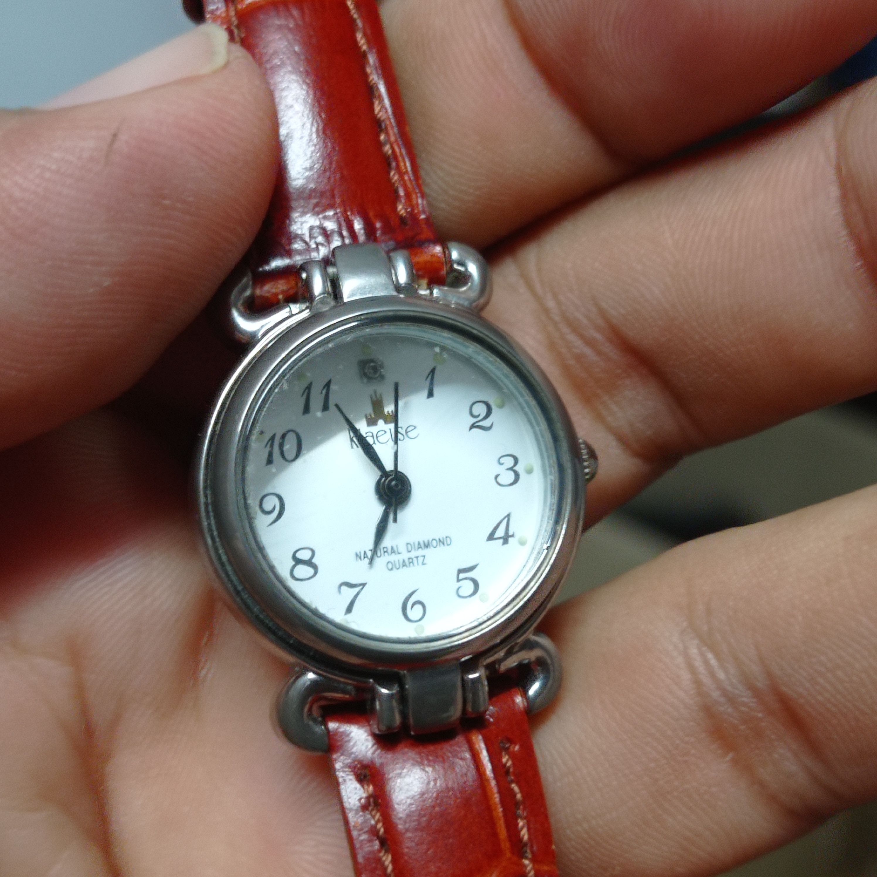 Japanese Brand Luxury Ladies Watch by "KLAEUSE" (Natural Diamond SK306-F) Size ONE SIZE - 1 Thumbnail
