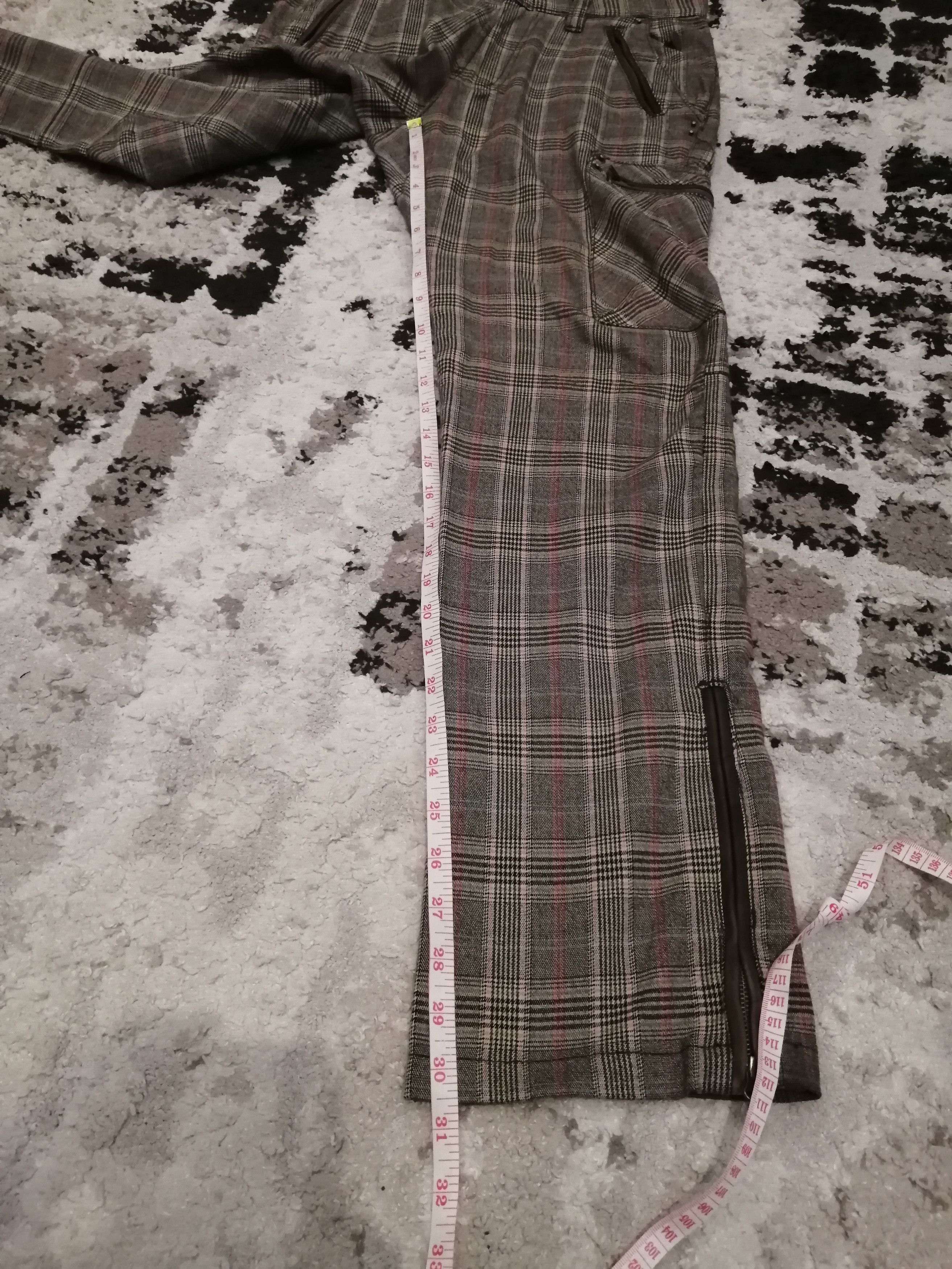 PPFM Vintage PPFM Japan Checkered 8 Pocket Cargo Pants Size US 30 / EU 46 - 20 Thumbnail