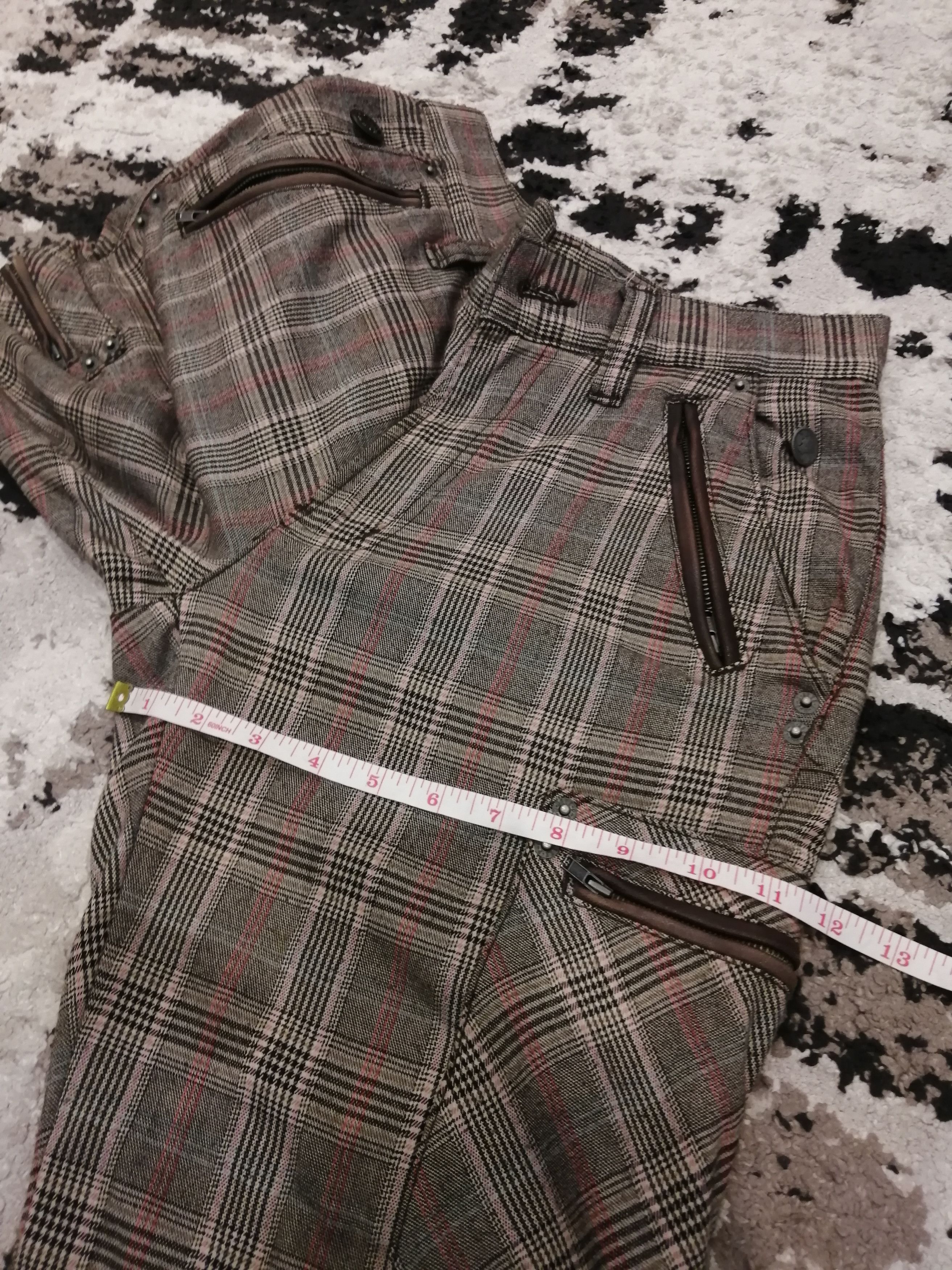 PPFM Vintage PPFM Japan Checkered 8 Pocket Cargo Pants Size US 30 / EU 46 - 17 Thumbnail