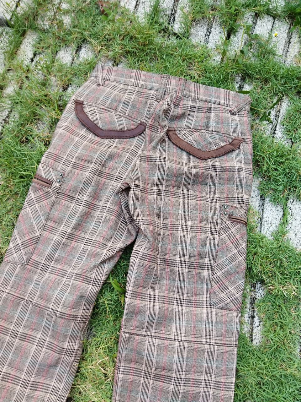 PPFM Vintage PPFM Japan Checkered 8 Pocket Cargo Pants Size US 30 / EU 46 - 12 Thumbnail