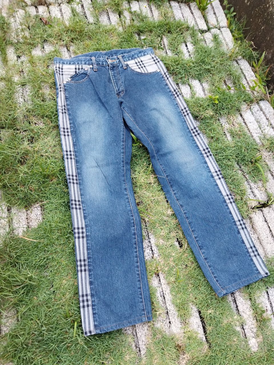 Burberry Burberry London Blue Label Nova Check Jeans Size US 32 / EU 48 - 3 Thumbnail