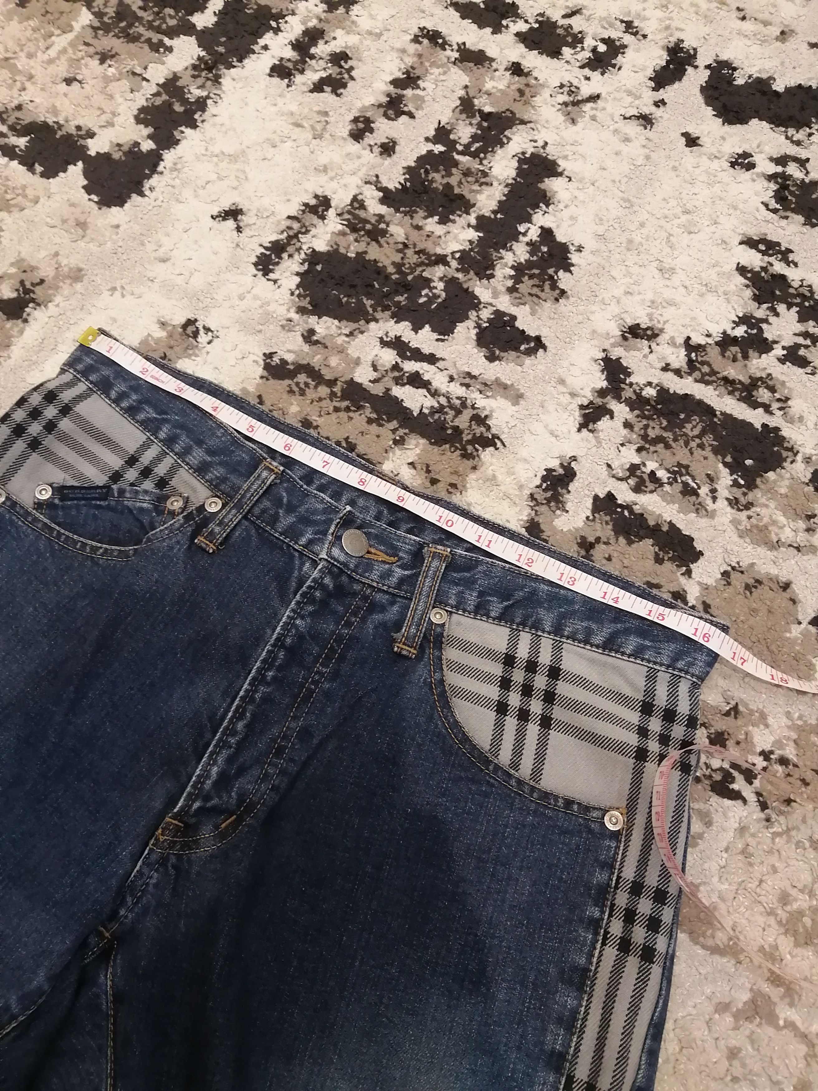 Burberry Burberry London Blue Label Nova Check Jeans Size US 32 / EU 48 - 20 Thumbnail
