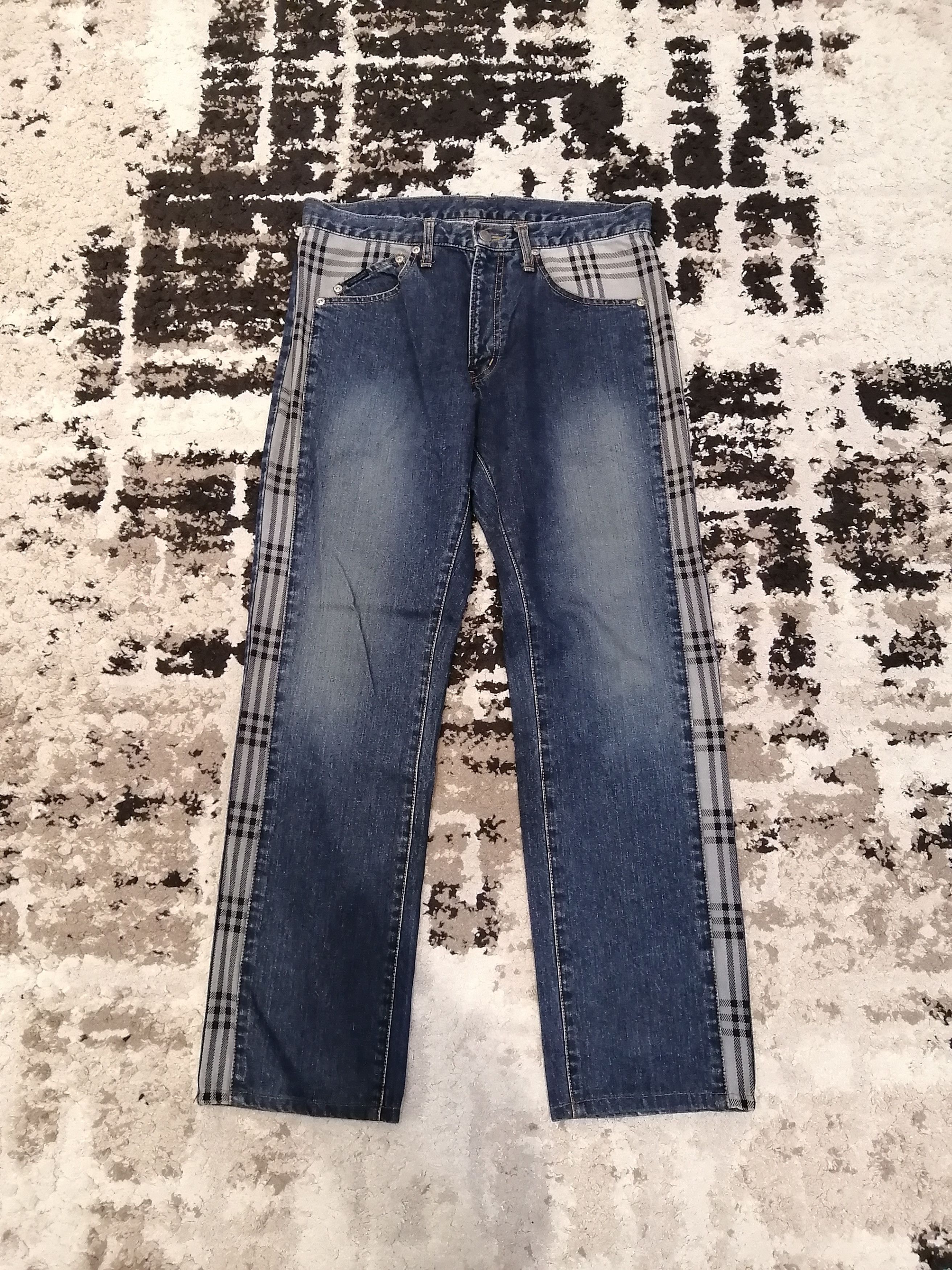 Burberry Burberry London Blue Label Nova Check Jeans Size US 32 / EU 48 - 12 Thumbnail
