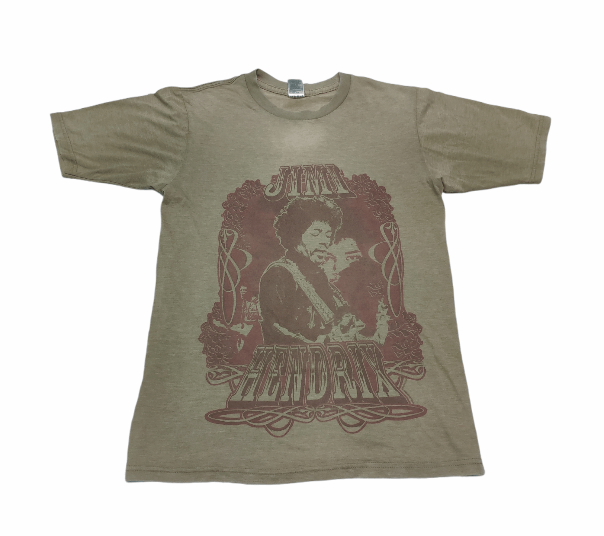 Band Tees × Jimi Hendrix × Vintage Steal 💥 Vintage Jimi Hendrix T Shirt Copyright 2003 Faded Size US S / EU 44-46 / 1 - 2 Thumbnail