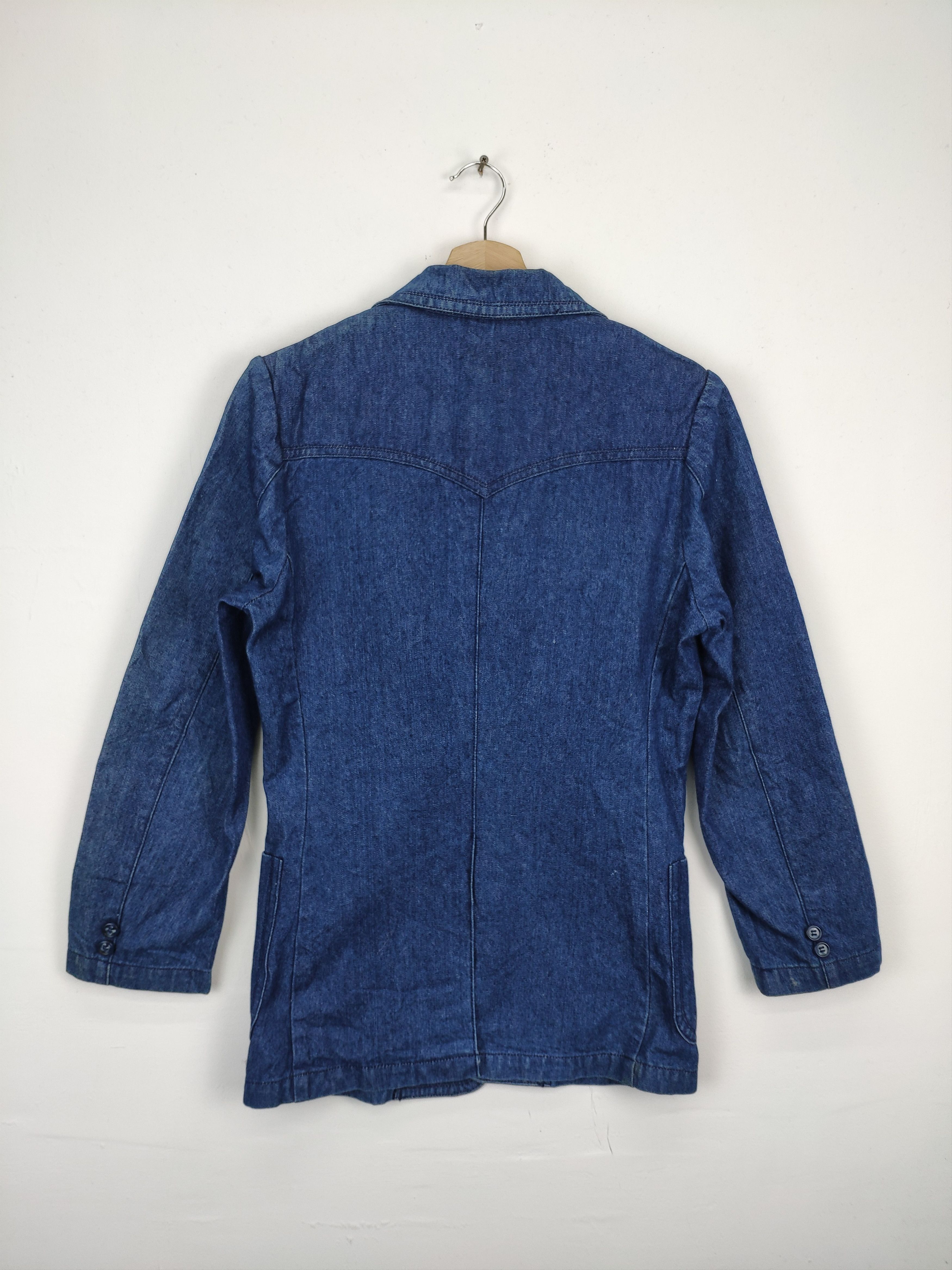 Johnbull × Vintage Vintage John Bull Denim Blazer Size S / US 4 / IT 40 - 2 Thumbnail