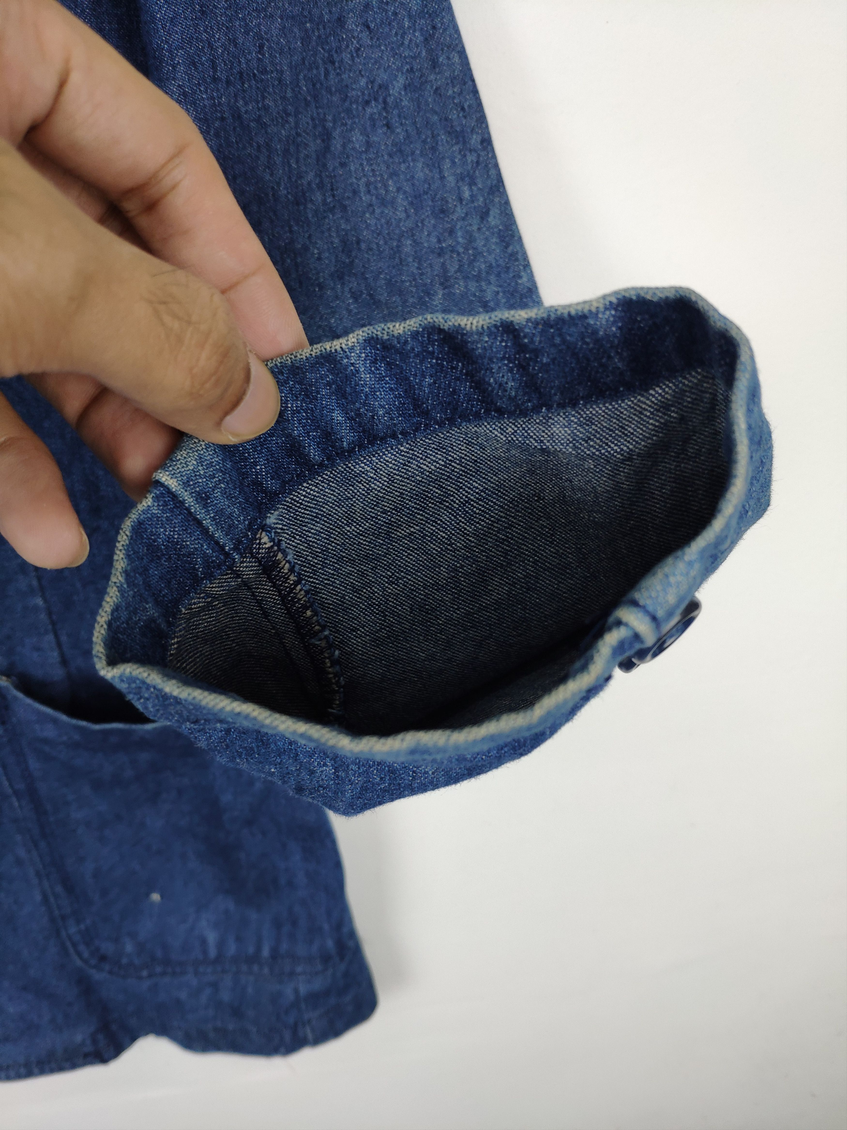 Johnbull × Vintage Vintage John Bull Denim Blazer Size S / US 4 / IT 40 - 8 Thumbnail