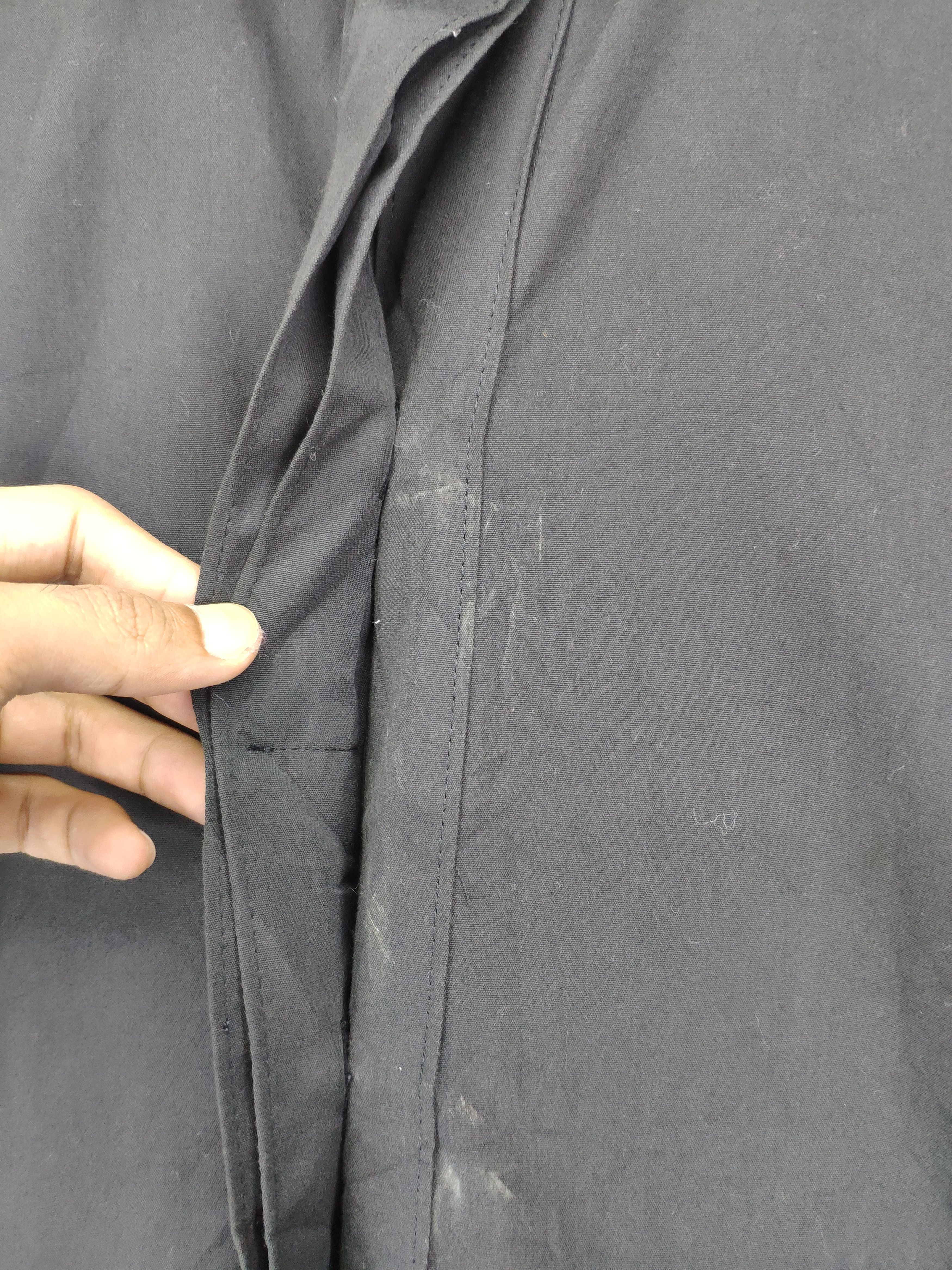 Issey Miyake × Japanese Brand × Vintage 🇯🇵 Vintage Issey Miyake Long Light Jacket Black Size US L / EU 52-54 / 3 - 9 Thumbnail