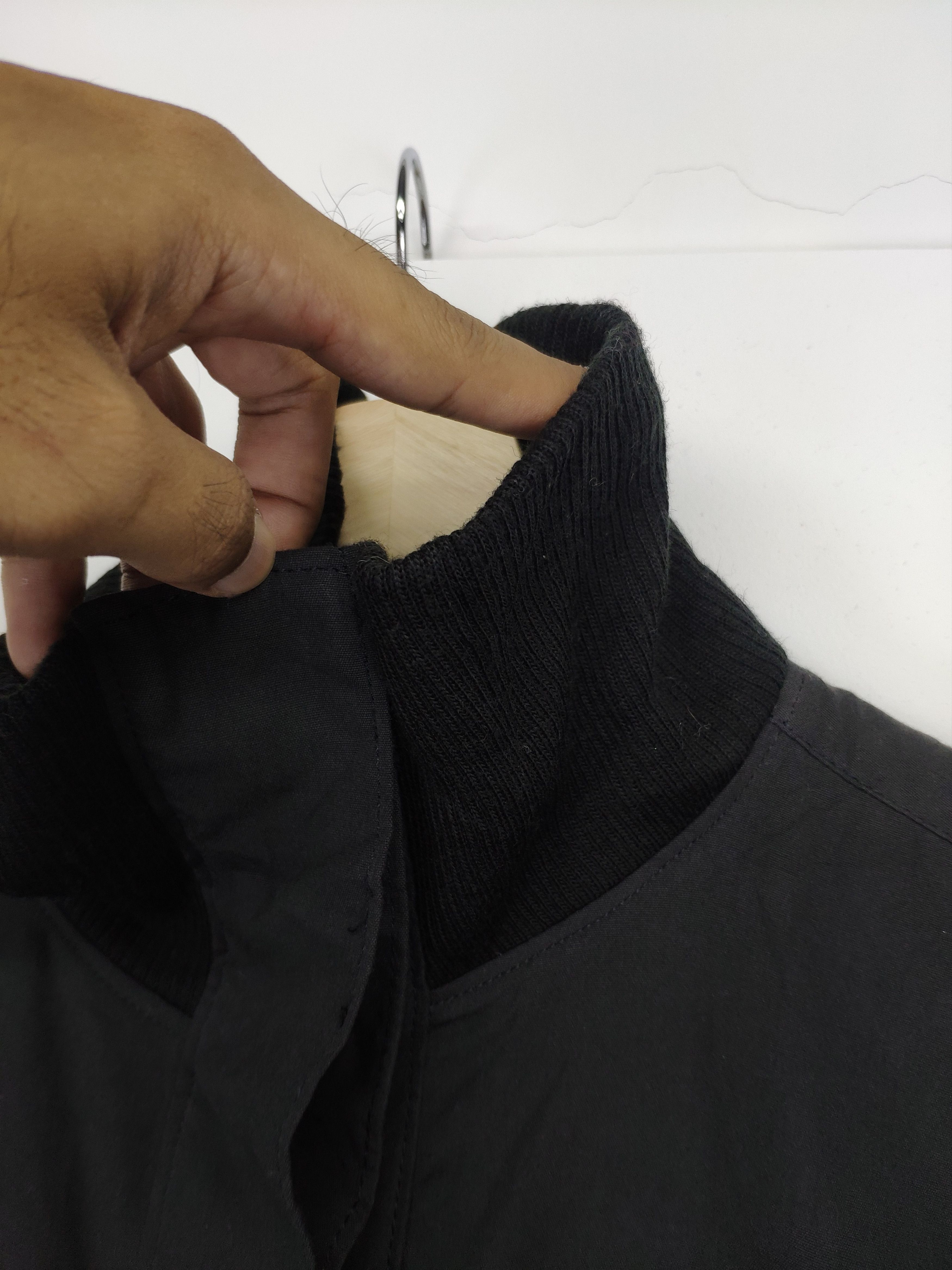 Issey Miyake × Japanese Brand × Vintage 🇯🇵 Vintage Issey Miyake Long Light Jacket Black Size US L / EU 52-54 / 3 - 10 Thumbnail