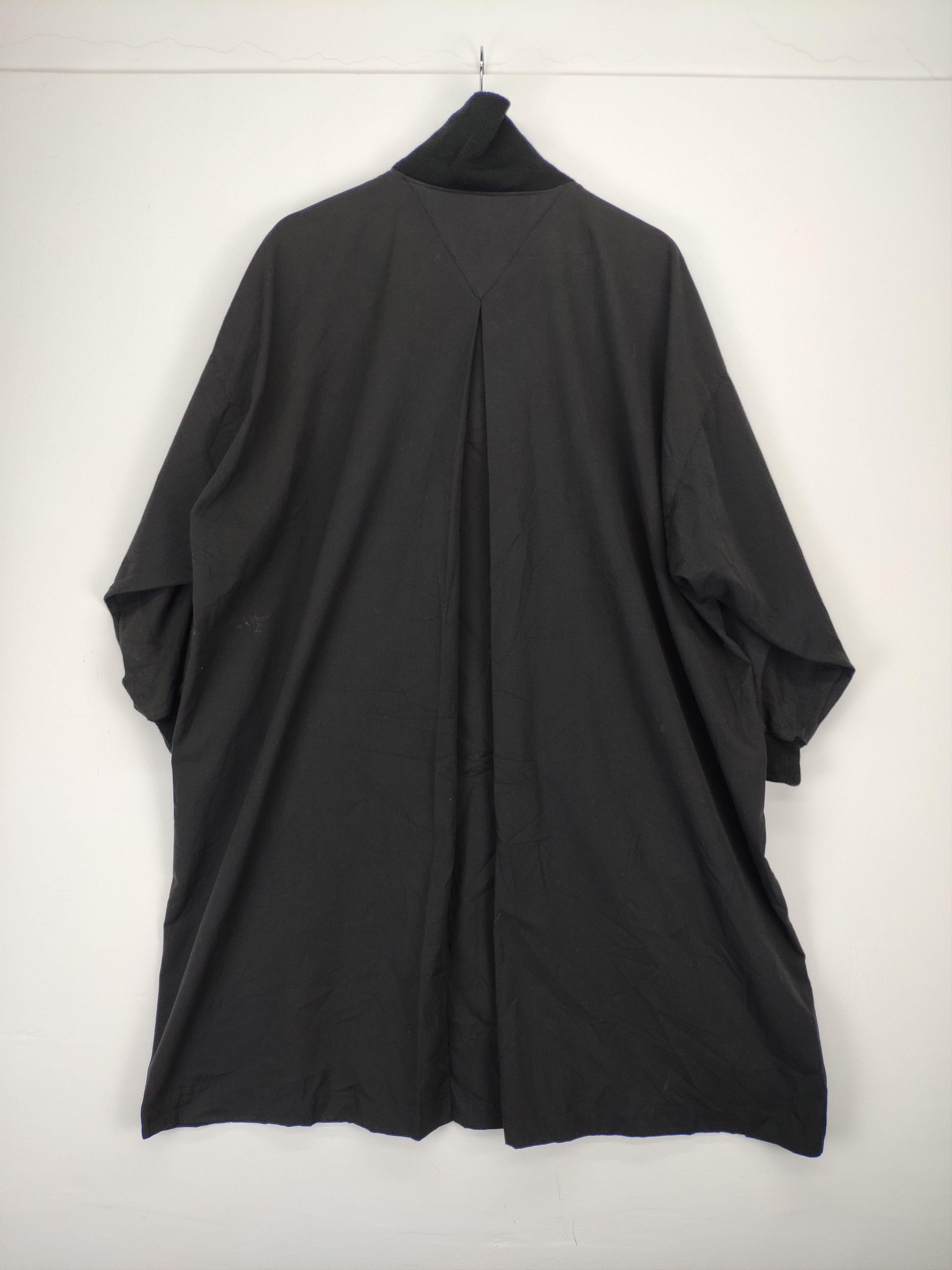 Issey Miyake × Japanese Brand × Vintage 🇯🇵 Vintage Issey Miyake Long Light Jacket Black Size US L / EU 52-54 / 3 - 16 Thumbnail