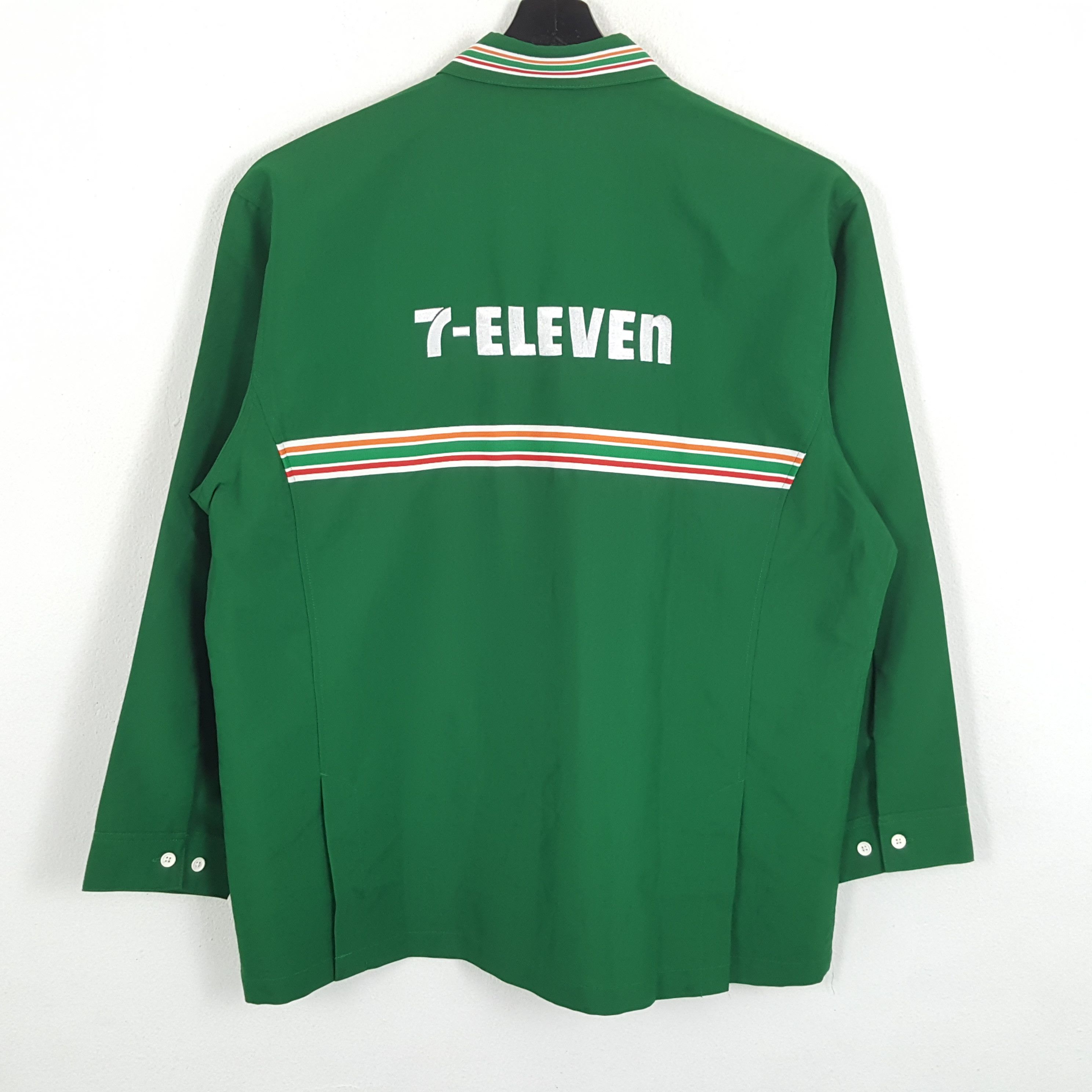 Japanese Brand × Vintage 7 ELEVEN Japanese Brand Workers Uniform Jacket Size US XL / EU 56 / 4 - 1 Thumbnail