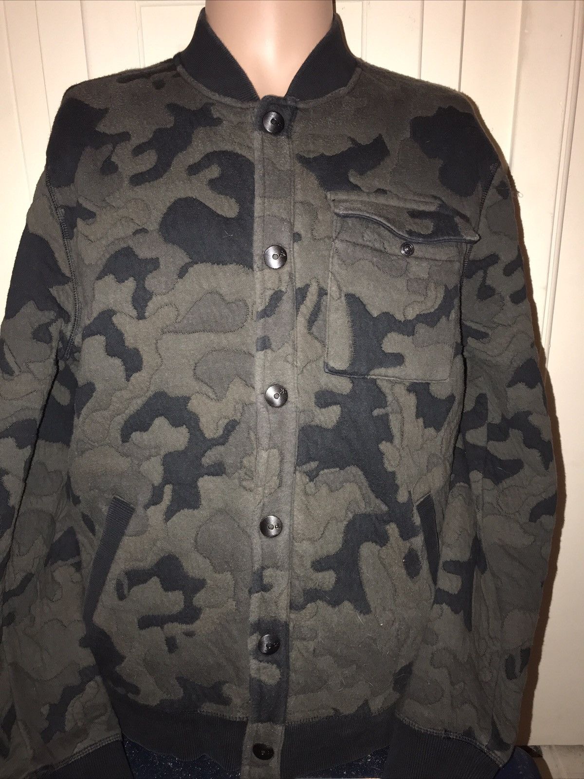 Calvin Klein popular REFLECTIVE CAMOUFLAGE JACKET