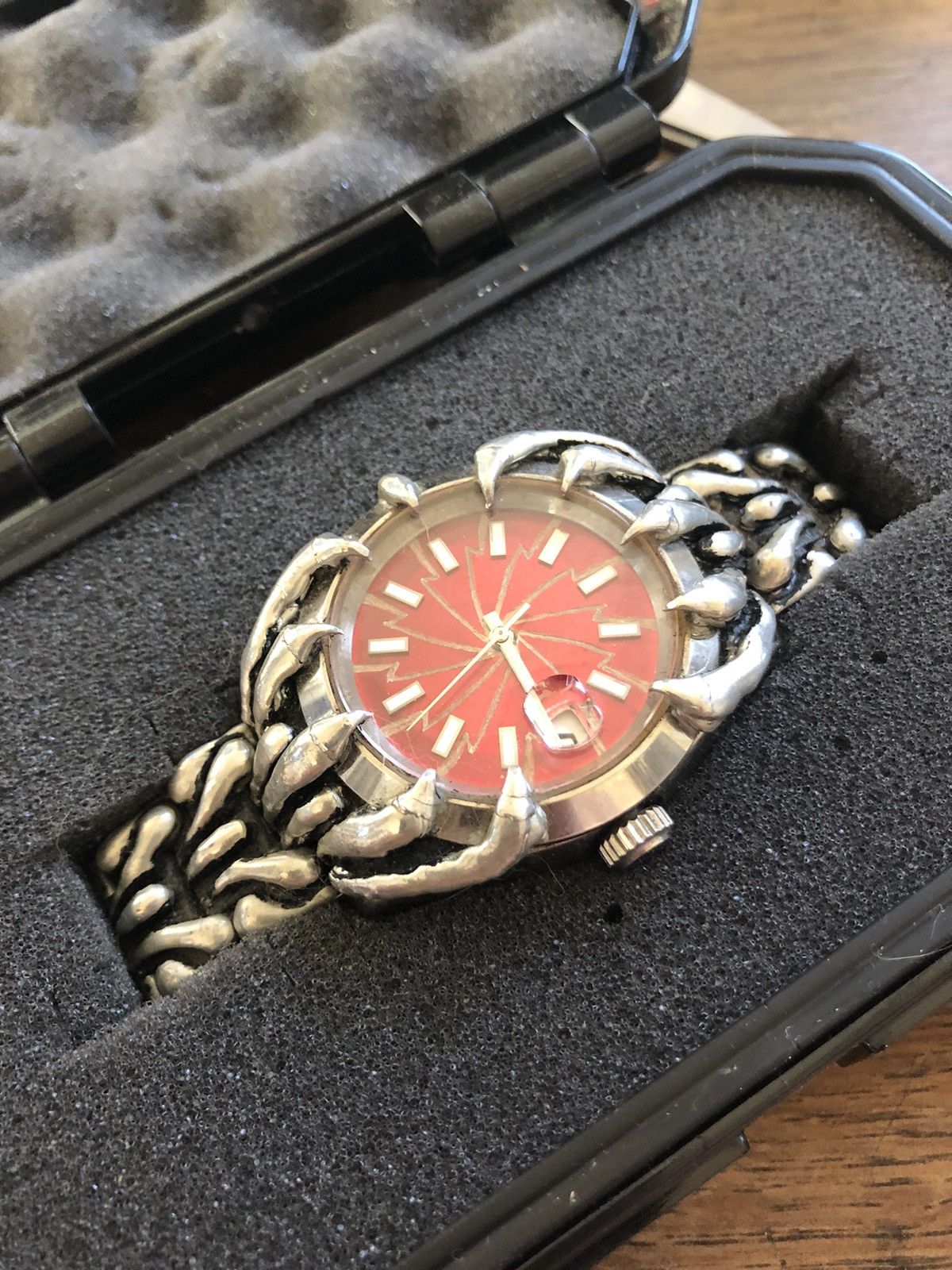 Designer × Jewelry Alabaster Industries Red and Gold Vortex Size ONE SIZE - 2 Thumbnail