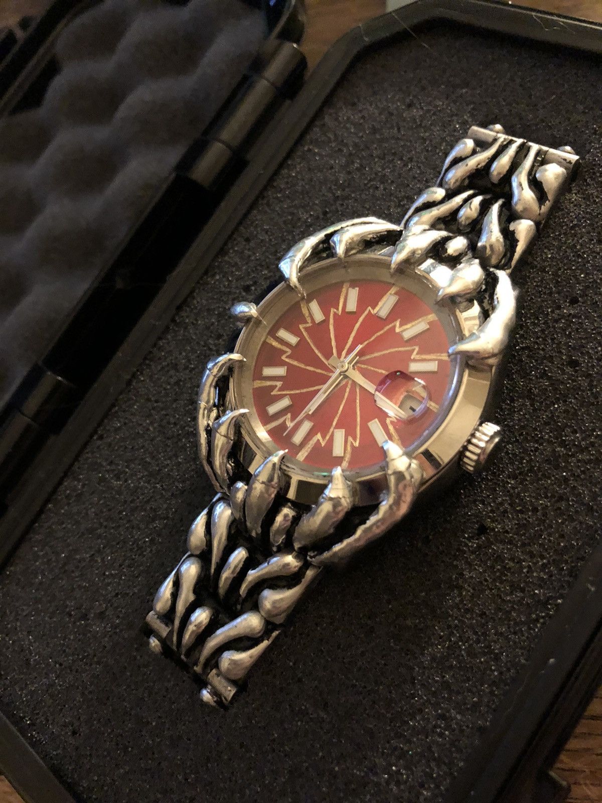 Designer × Jewelry Alabaster Industries Red and Gold Vortex Size ONE SIZE - 1 Thumbnail