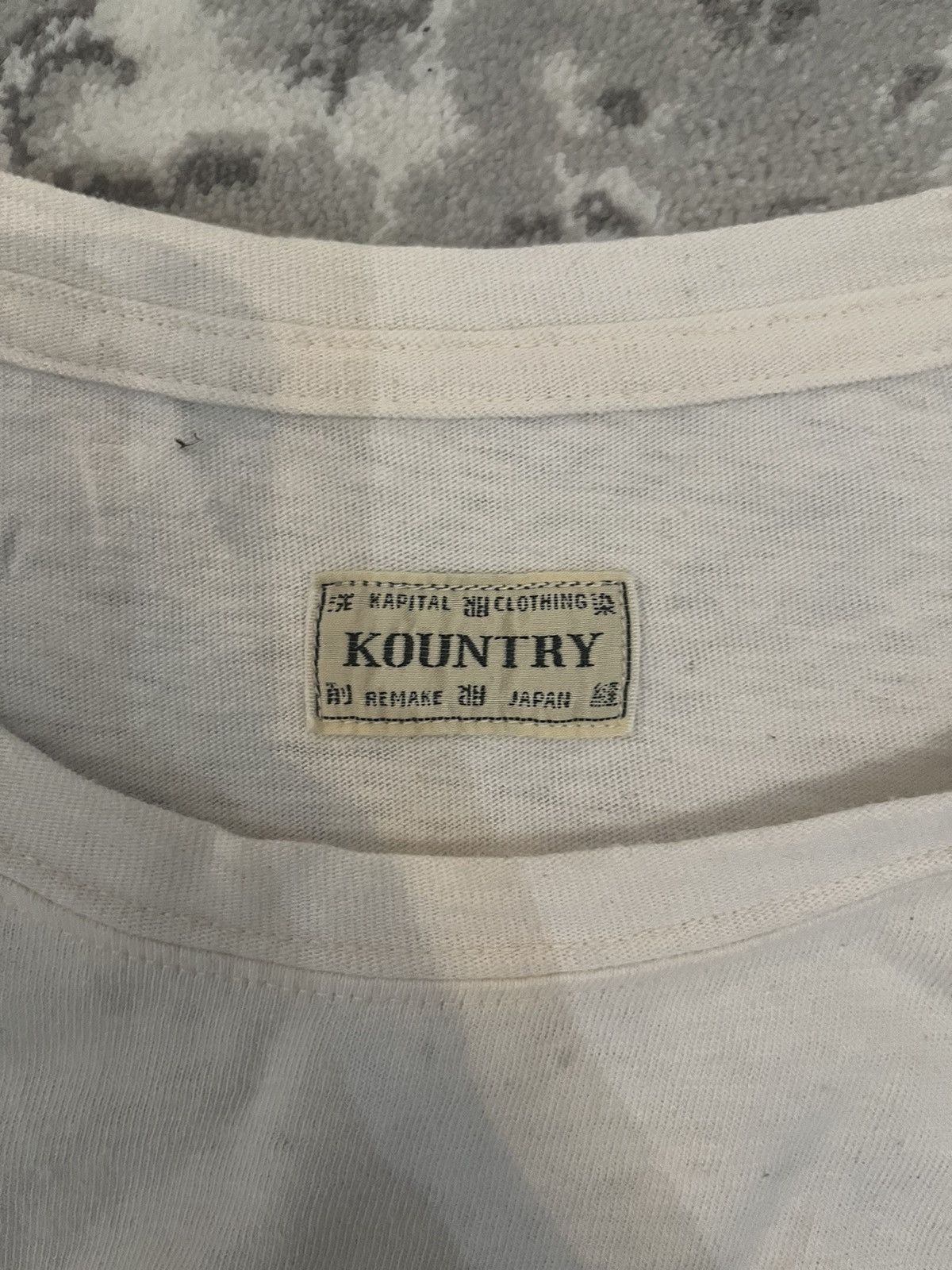 Japanese Brand × Kapital Kountry kapital kountry ivory long sleeved t-shirt Size US XL / EU 56 / 4 - 5 Thumbnail