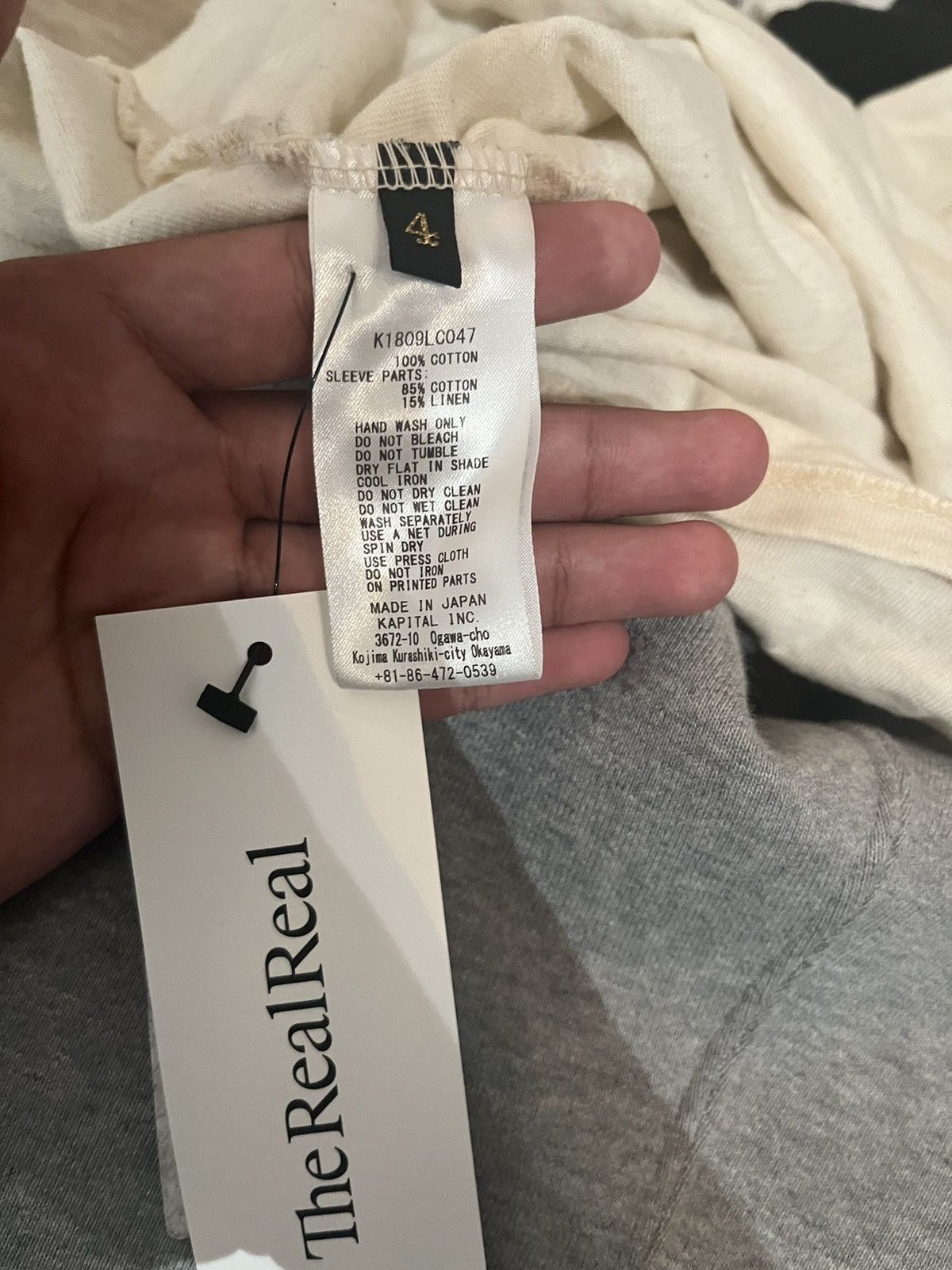 Japanese Brand × Kapital Kountry kapital kountry ivory long sleeved t-shirt Size US XL / EU 56 / 4 - 6 Thumbnail
