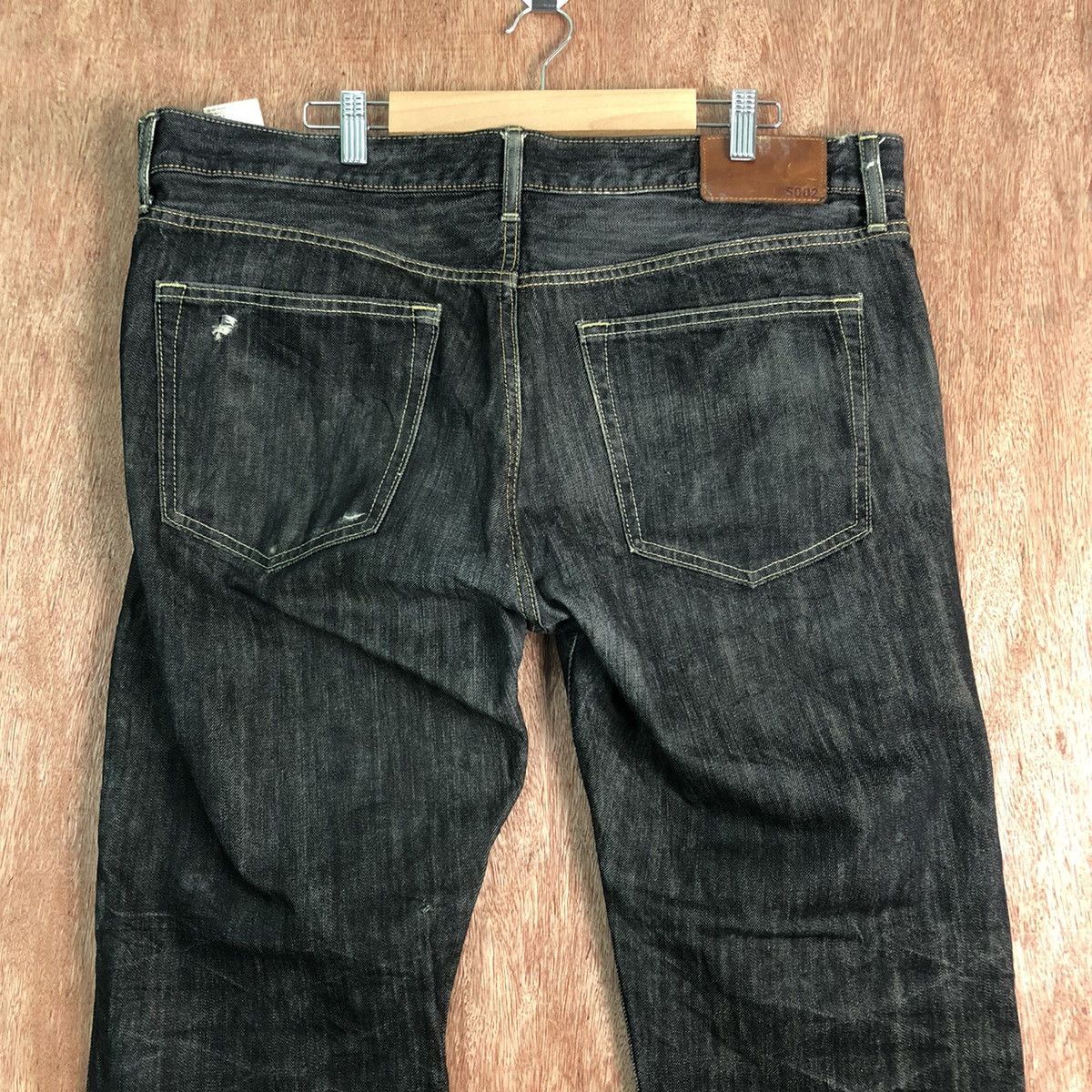 DL Japan UJ Black distressed Denim Jeans Pants #c156