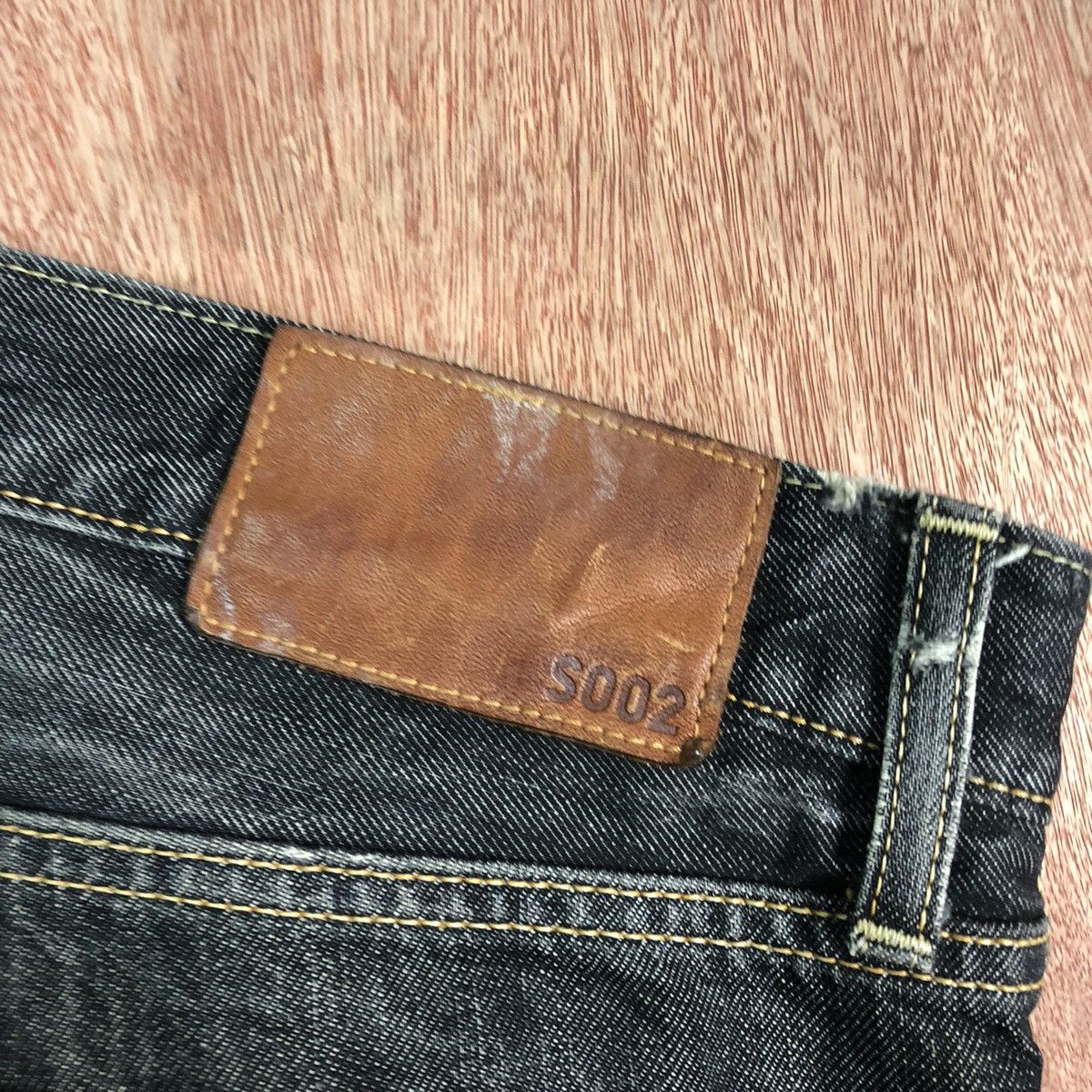 DL Japan UJ Black distressed Denim Jeans Pants #c156