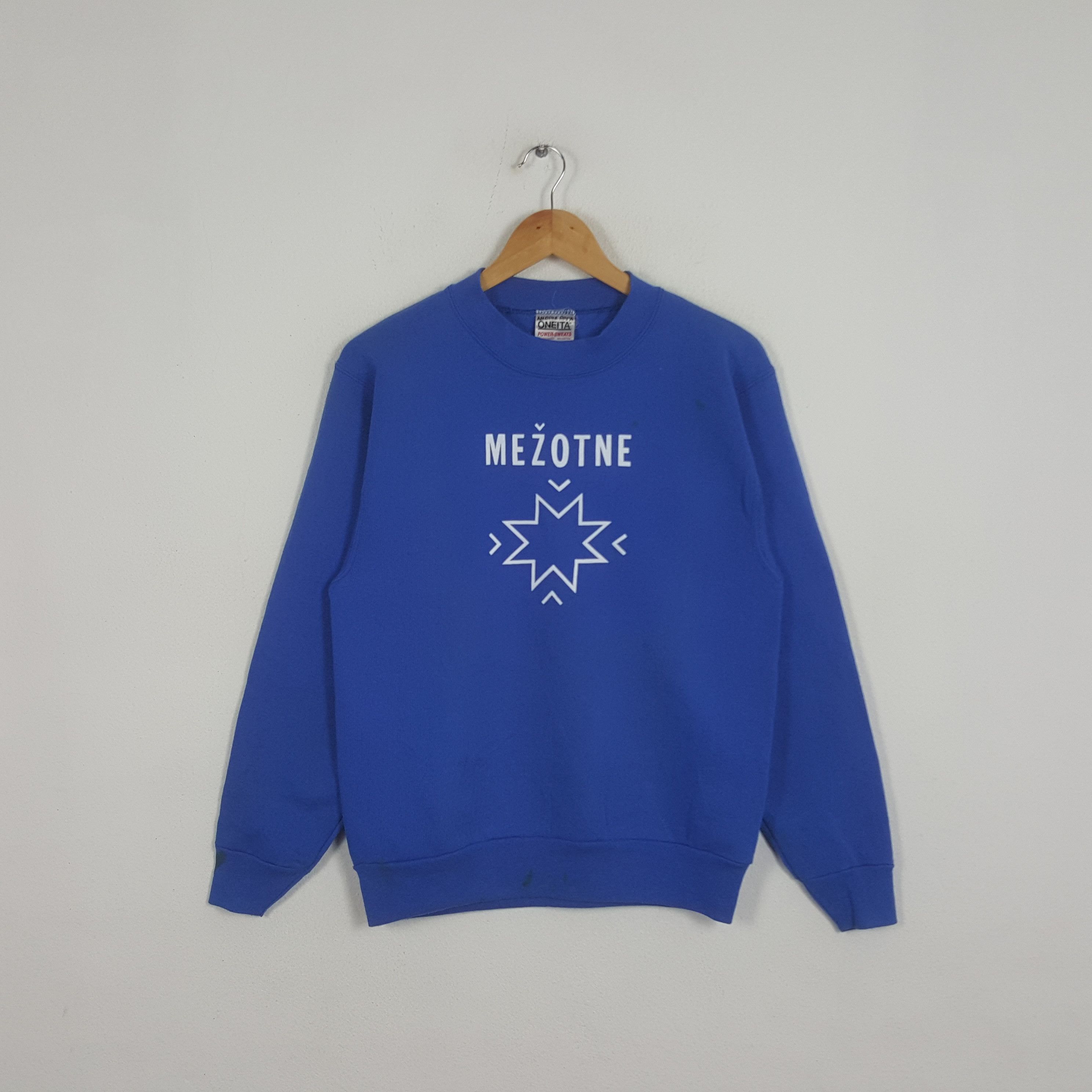 Vintage Mezotne American University College Sweatshirt