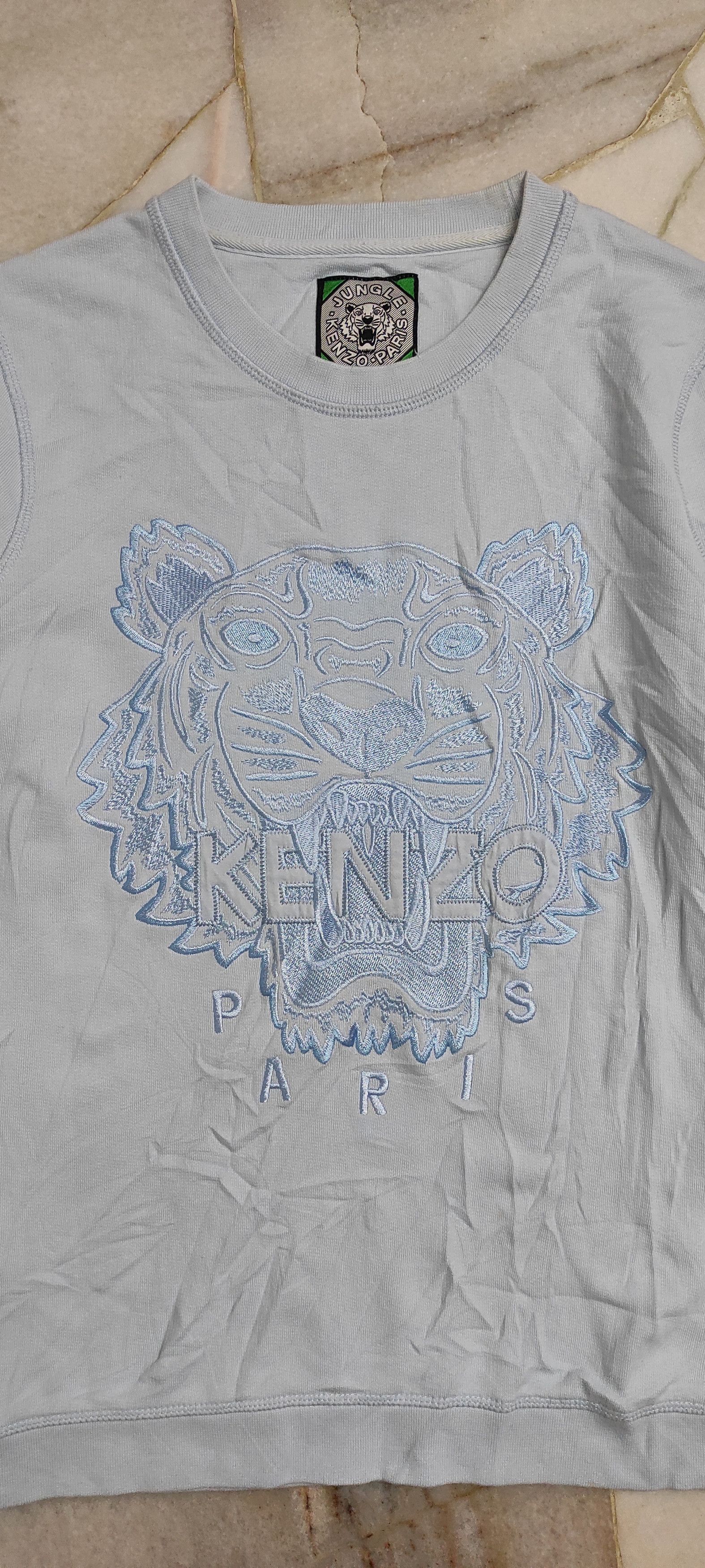 Kenzo JUNGLE KENZO PARIS BIG TIGER EMBROIDERED LOGO'S SWEATSHIRT Size S / US 4 / IT 40 - 6 Thumbnail