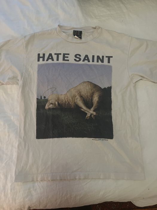 Japanese Brand Saint Michael Hate Sheep Tee | Grailed