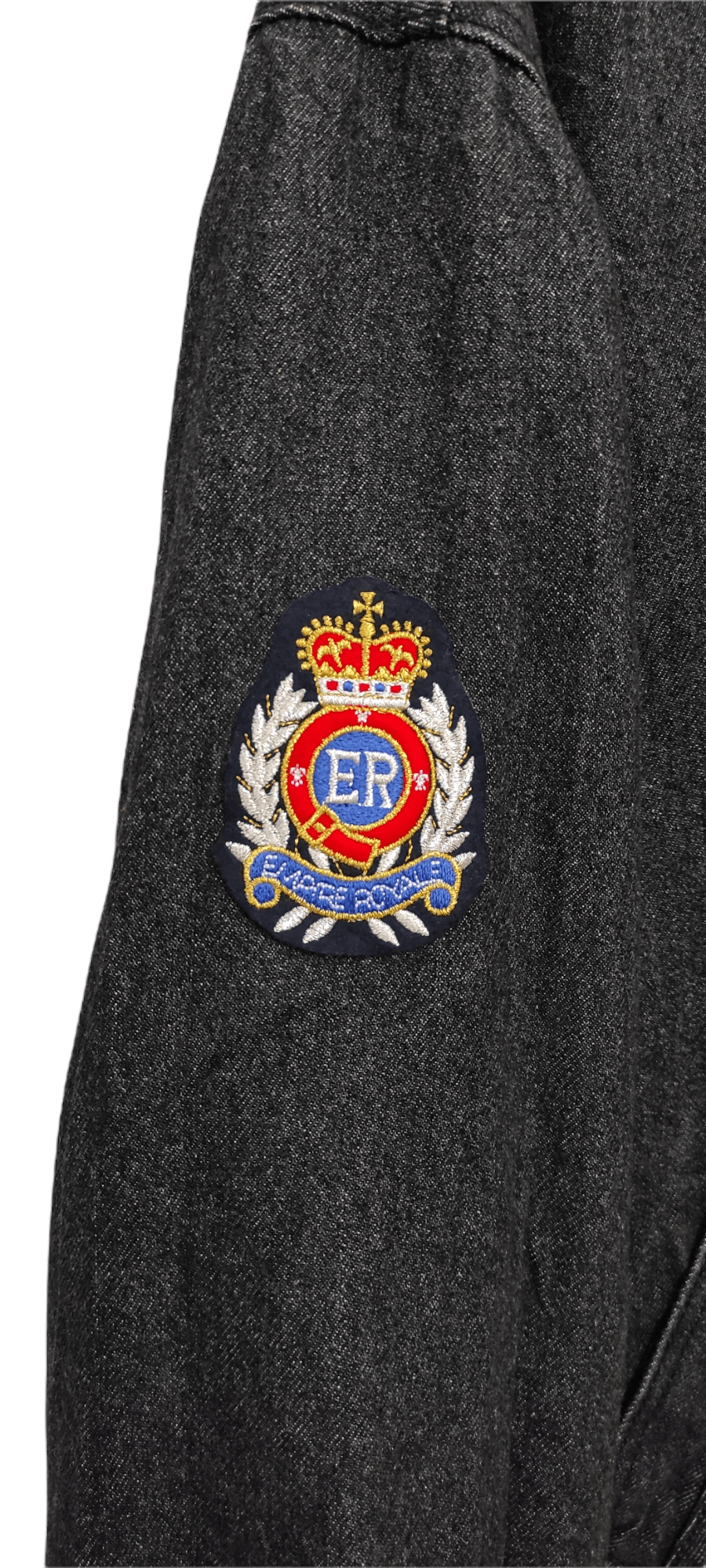 Japanese Brand Archive BLUE WAY Classic Sherpa Royal Army denim jacket Size US L / EU 52-54 / 3 - 6 Thumbnail