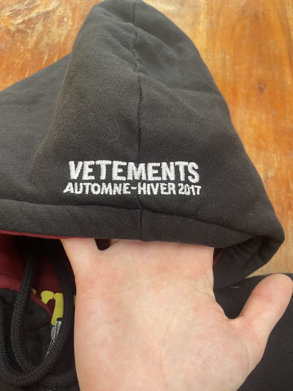 Vetements VETEMENTS TOTAL FUCKING DARKNESS REVERSIBLE BOMBER HOODIE Size US L / EU 52-54 / 3 - 9 Thumbnail