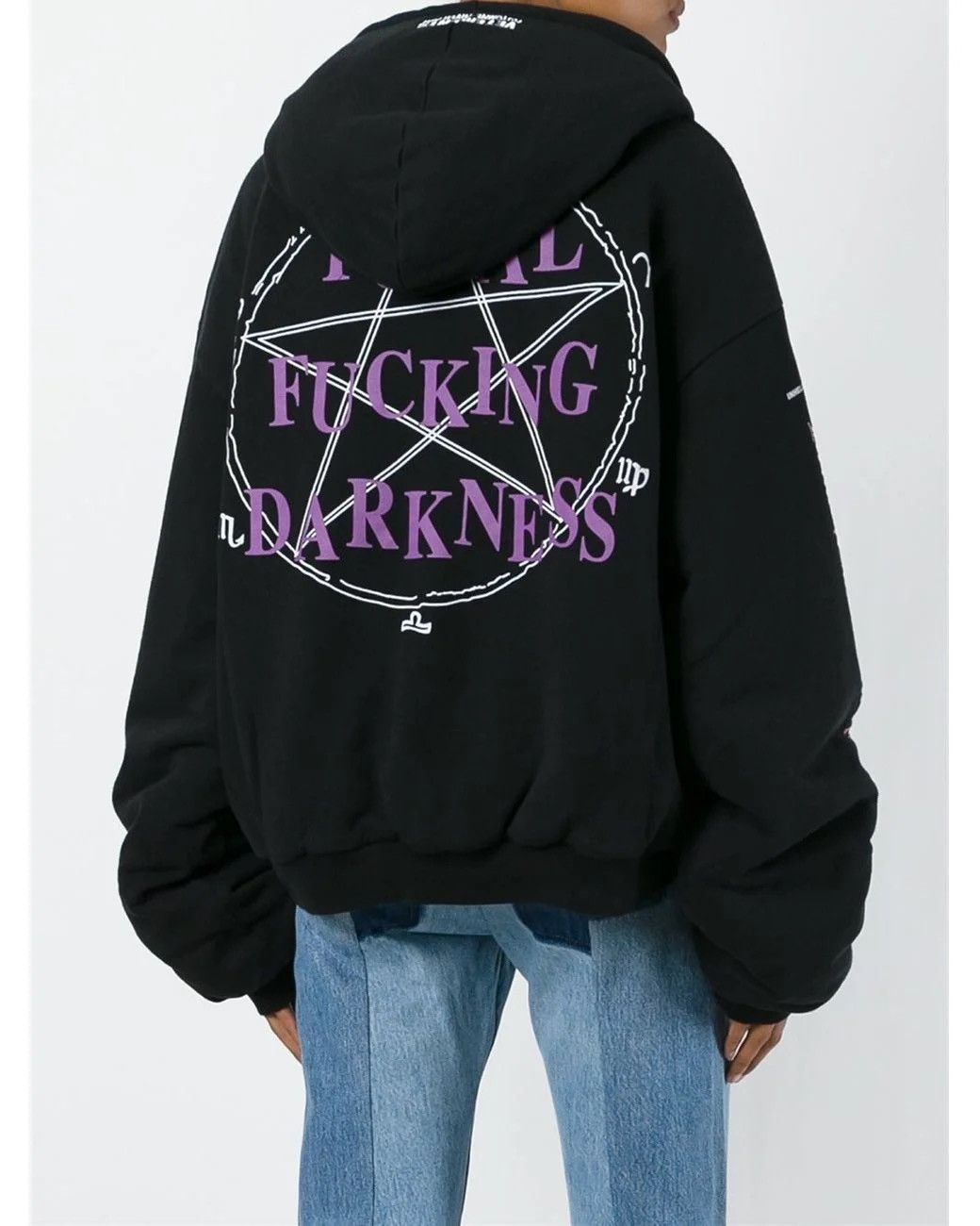 Vetements VETEMENTS TOTAL FUCKING DARKNESS REVERSIBLE BOMBER HOODIE Size US L / EU 52-54 / 3 - 3 Thumbnail