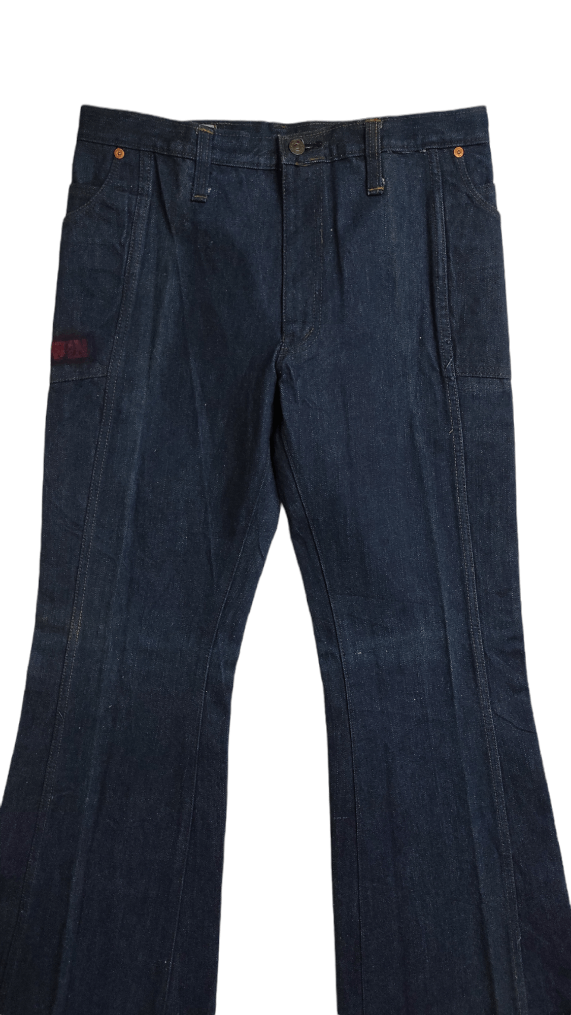 Edwin Dead stock Vintage OG 1970's EDWIN USA Bell Jeans Size US 32 / EU 48 - 7 Thumbnail