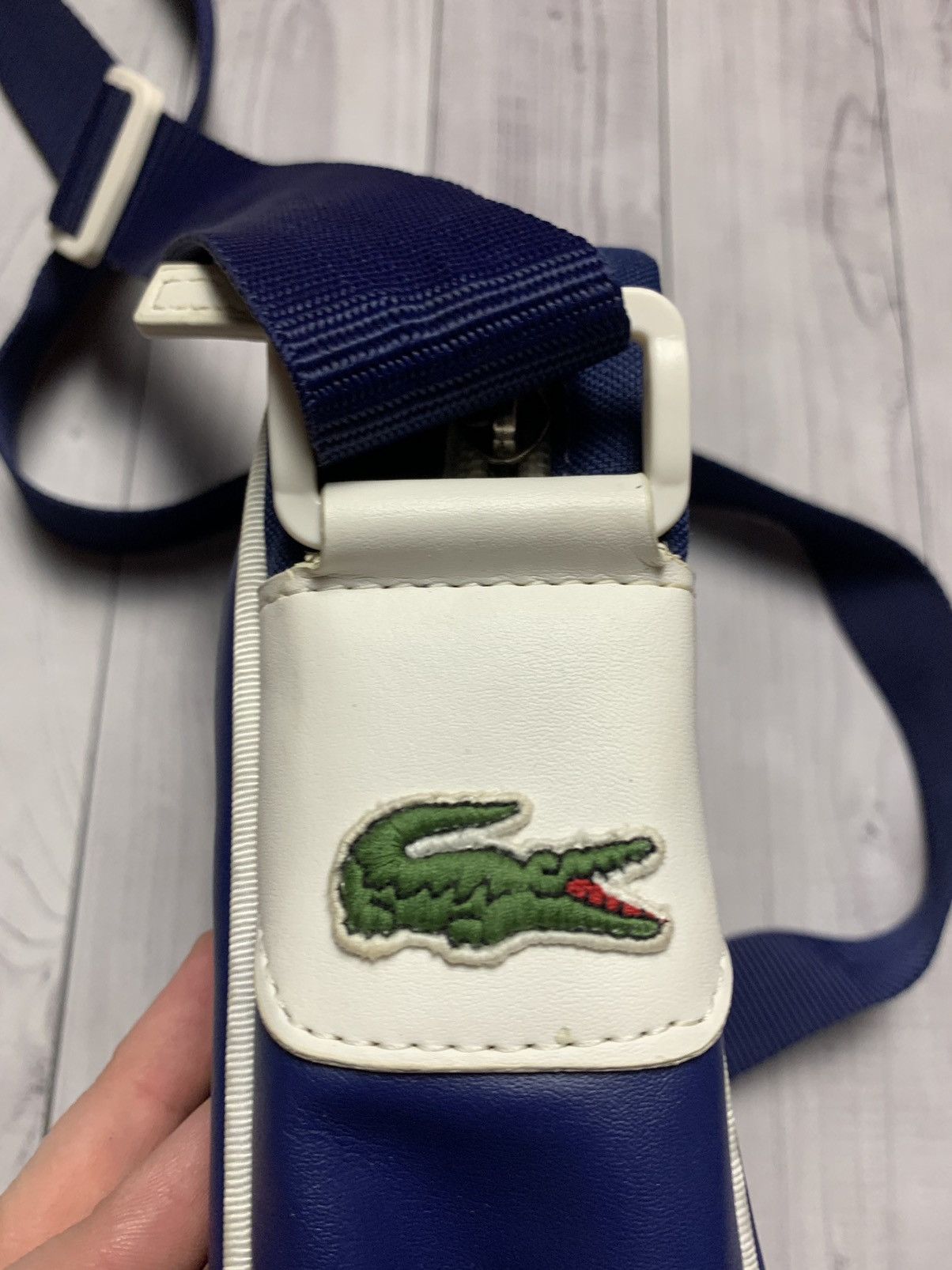 Lacoste × Vintage Vintage Lacoste bag messenger logo Size ONE SIZE - 3 Thumbnail