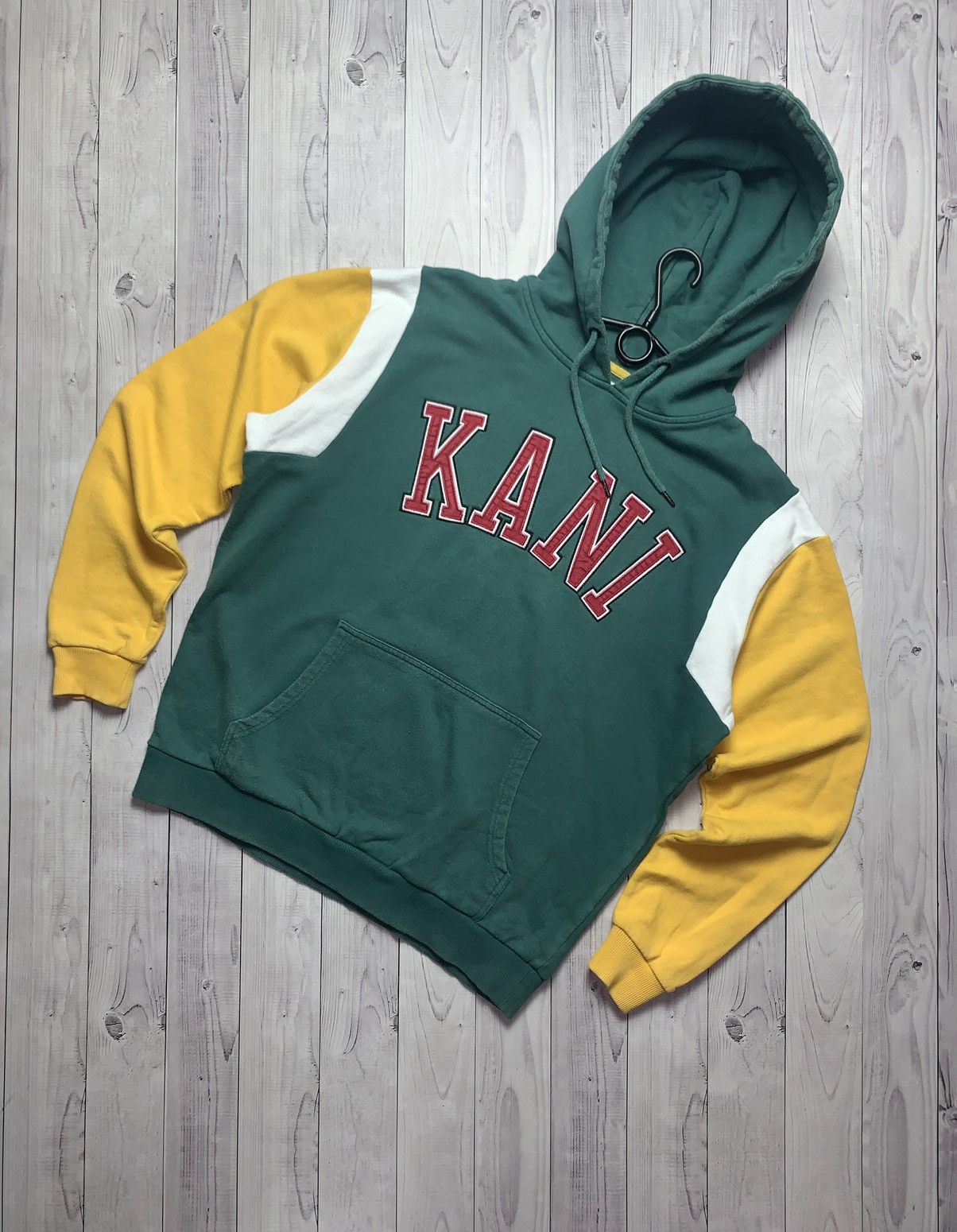 Vintage Hoodie Karl Kani big logo multicolor size M