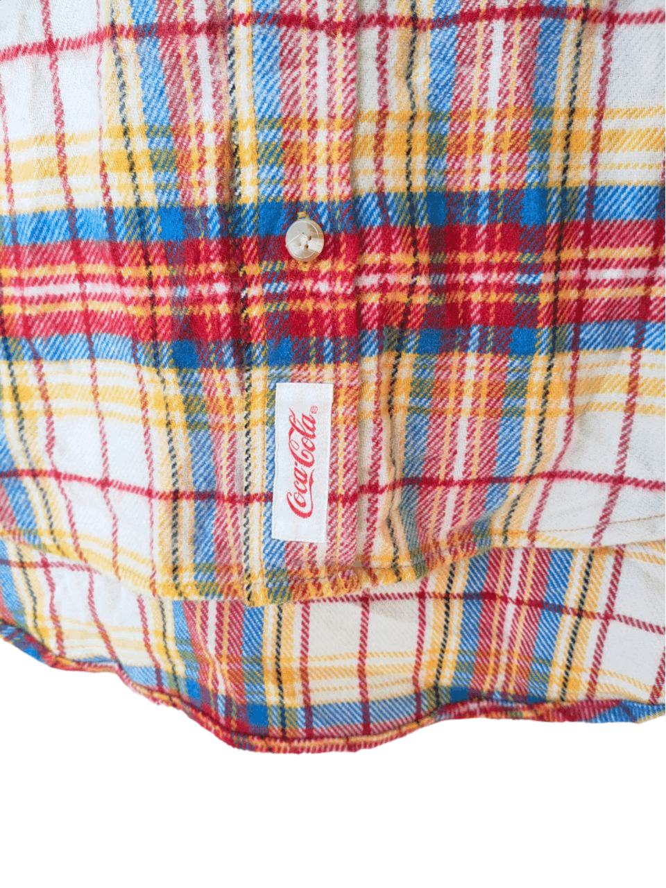 Vintage 90s Vintage Coca Cola Flannel Shirt Size US M / EU 48-50 / 2 - 3 Thumbnail