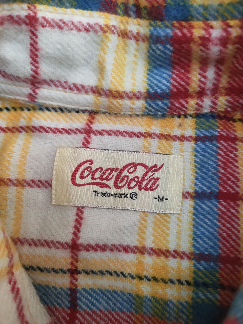 Vintage 90s Vintage Coca Cola Flannel Shirt Size US M / EU 48-50 / 2 - 4 Thumbnail