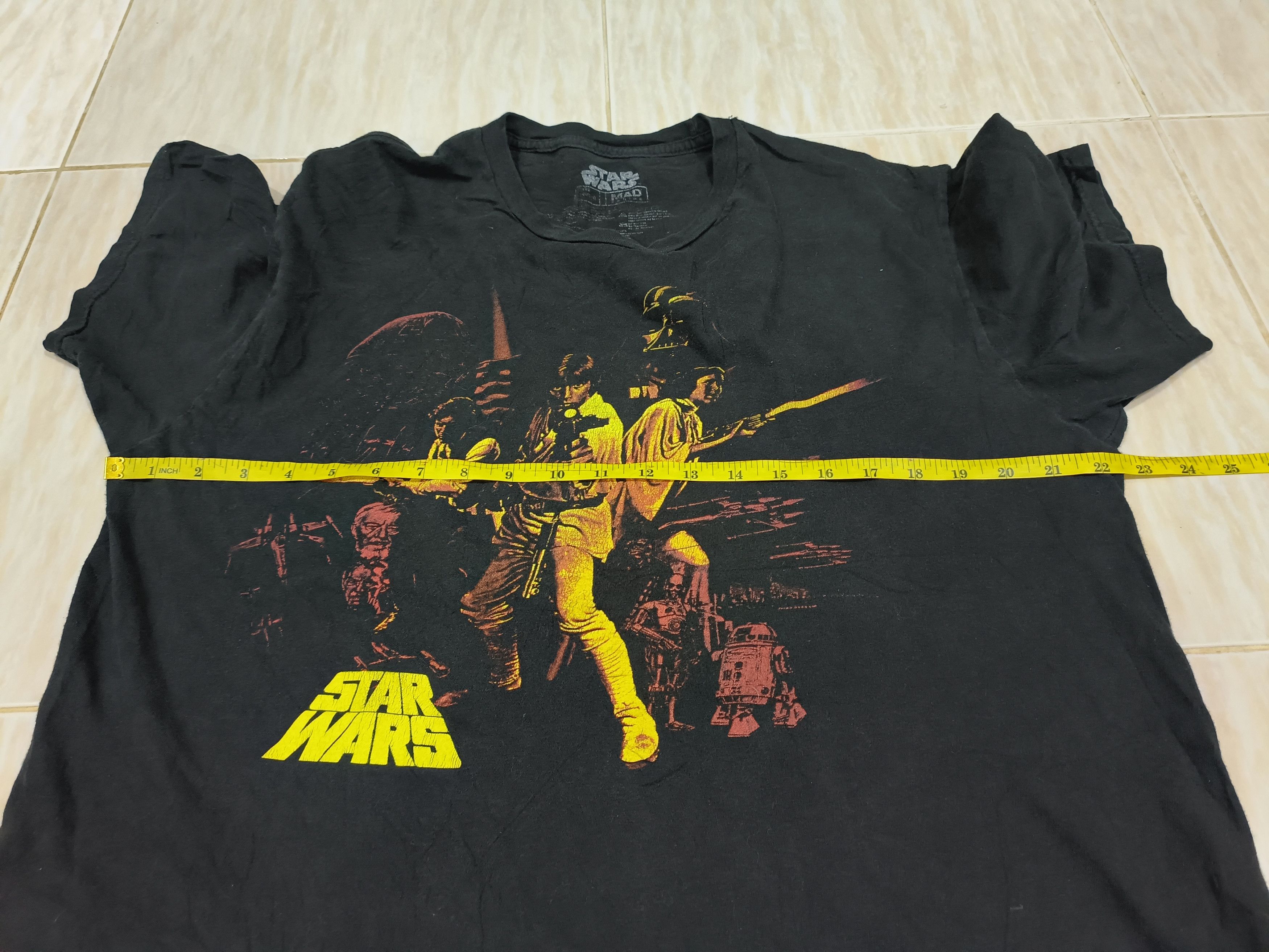 Star Wars 🔥Rare🔥 Star Wars Distressed tee Size US L / EU 52-54 / 3 - 10 Thumbnail