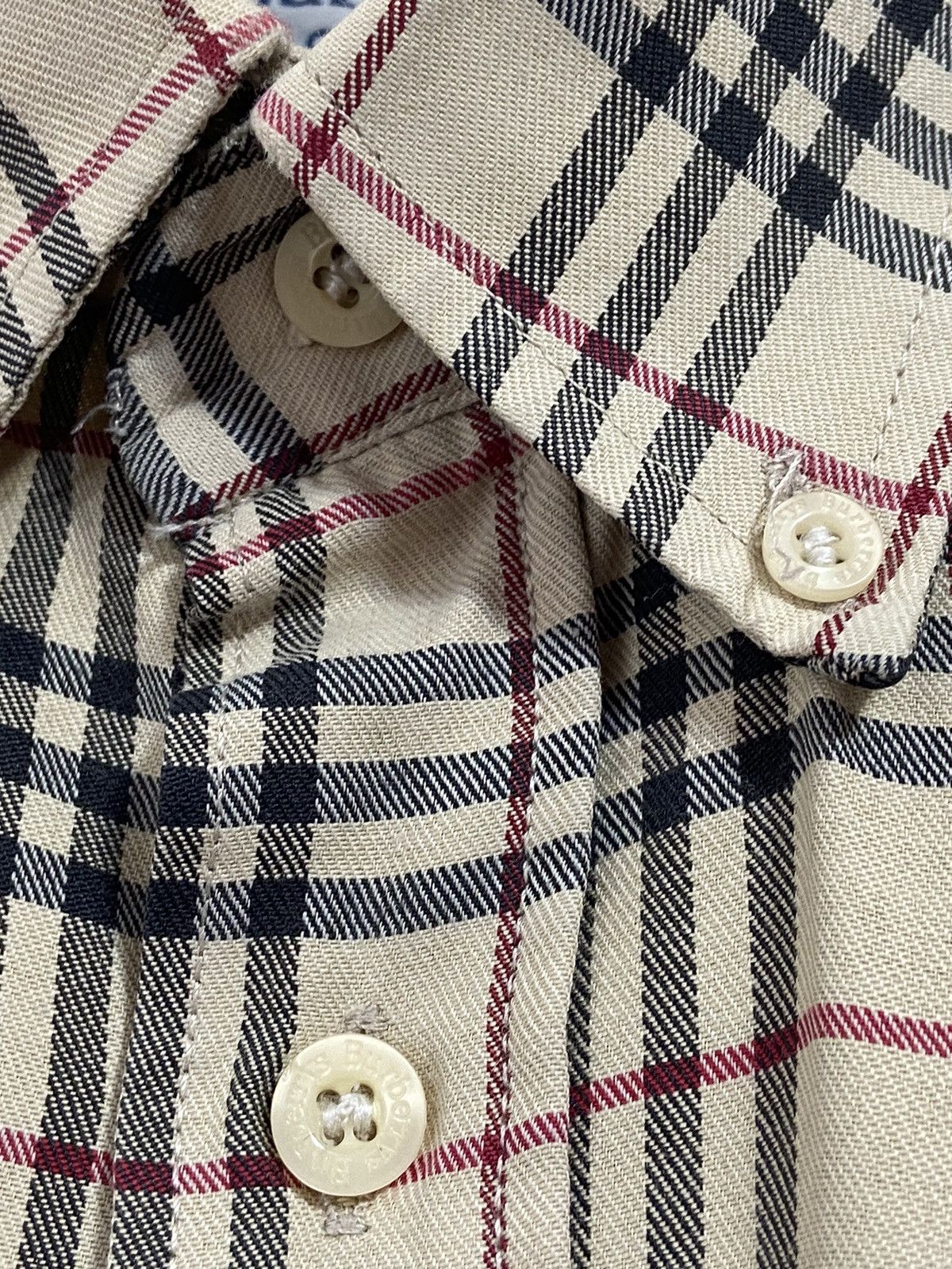 Burberry Burberrys Vintage Button Up Shirt Size US L / EU 52-54 / 3 - 7 Thumbnail