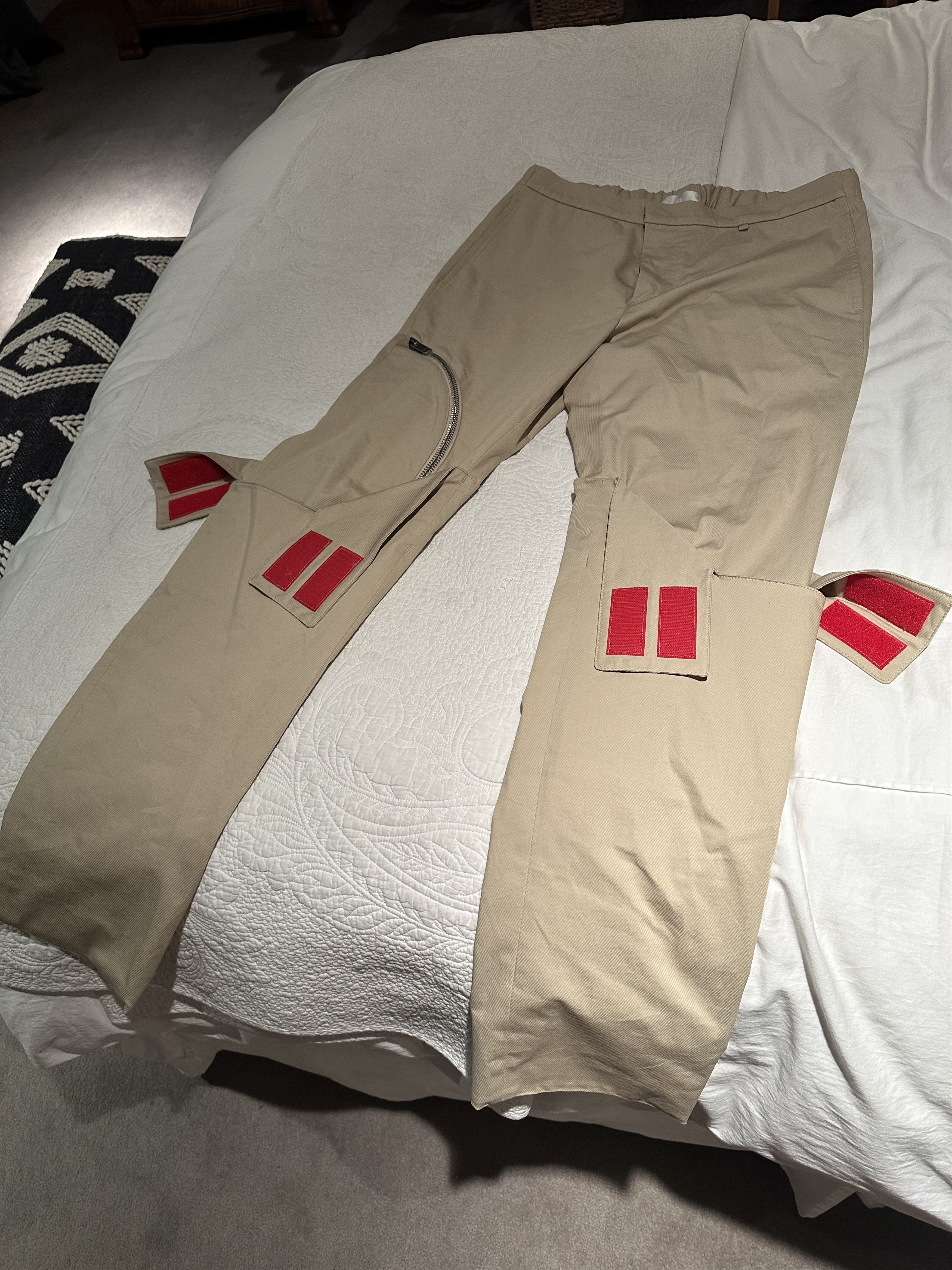 Velcro Knee Stretch Cotton Motorcycle Pant