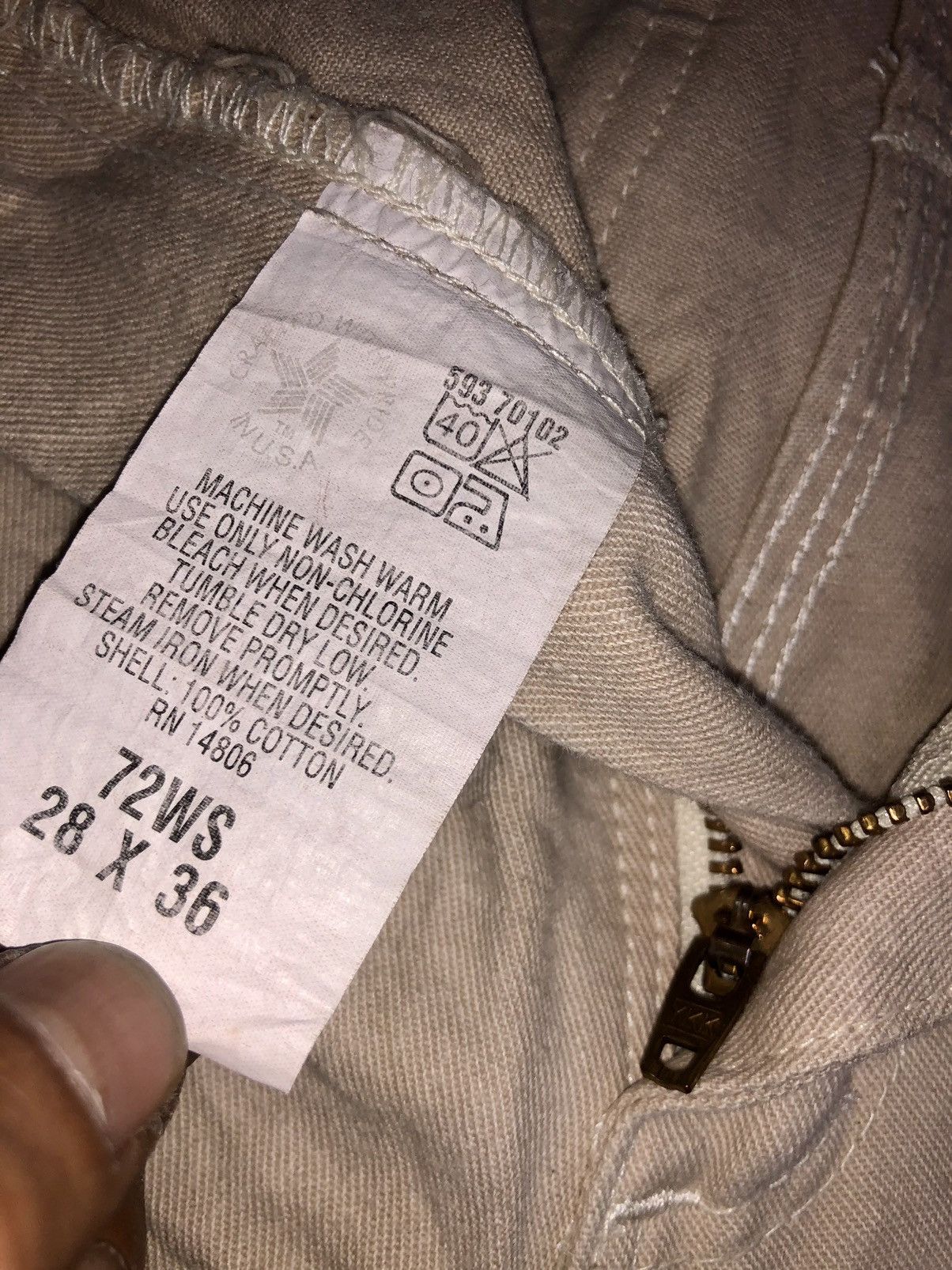 Carhartt × Vintage Vintage Carhartt Carpenter (Unisex) Size US 28 / EU 44 - 19 Thumbnail