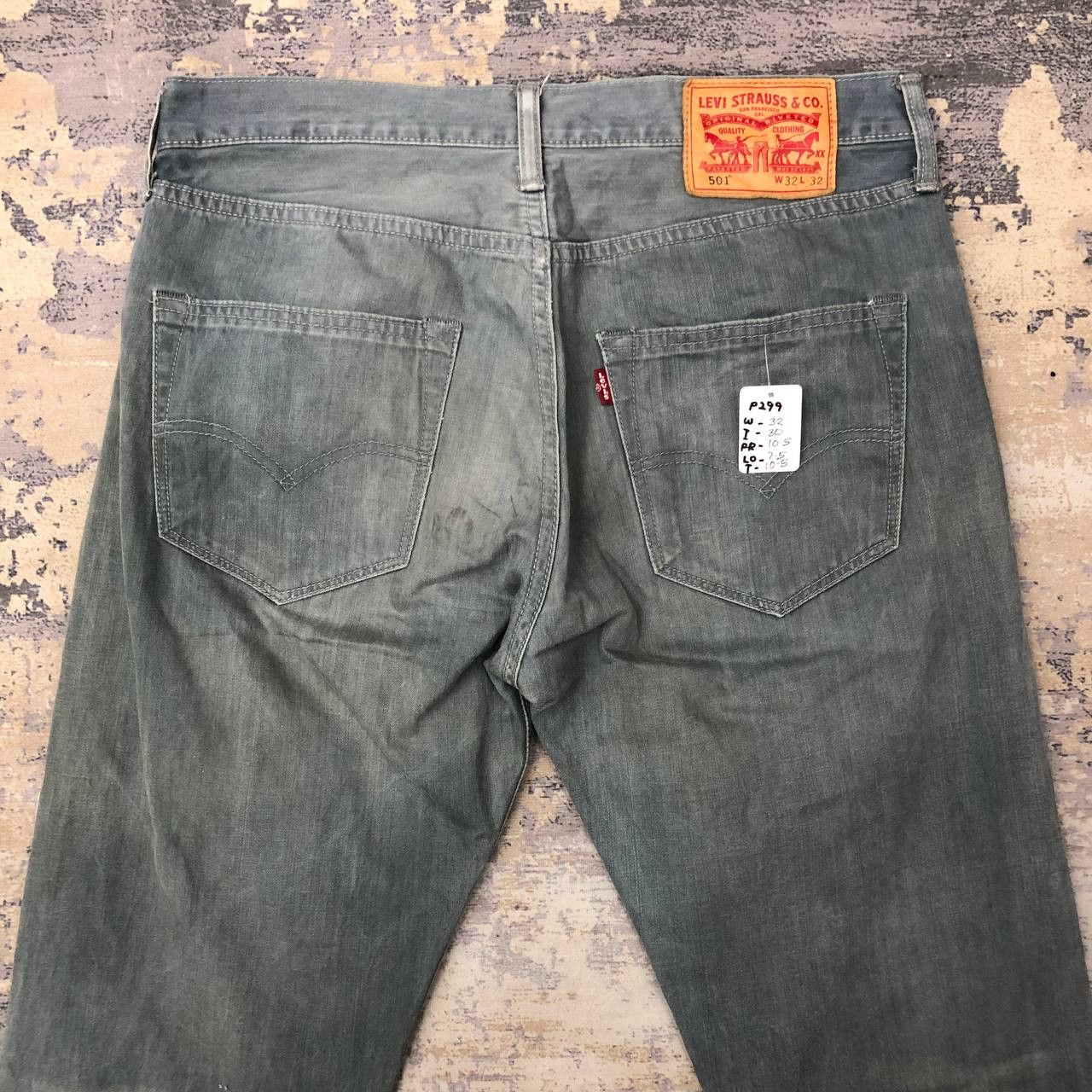 Levi's P299 LEVI'S 501 DENIM JEANS Size US 32 / EU 48 - 4 Thumbnail