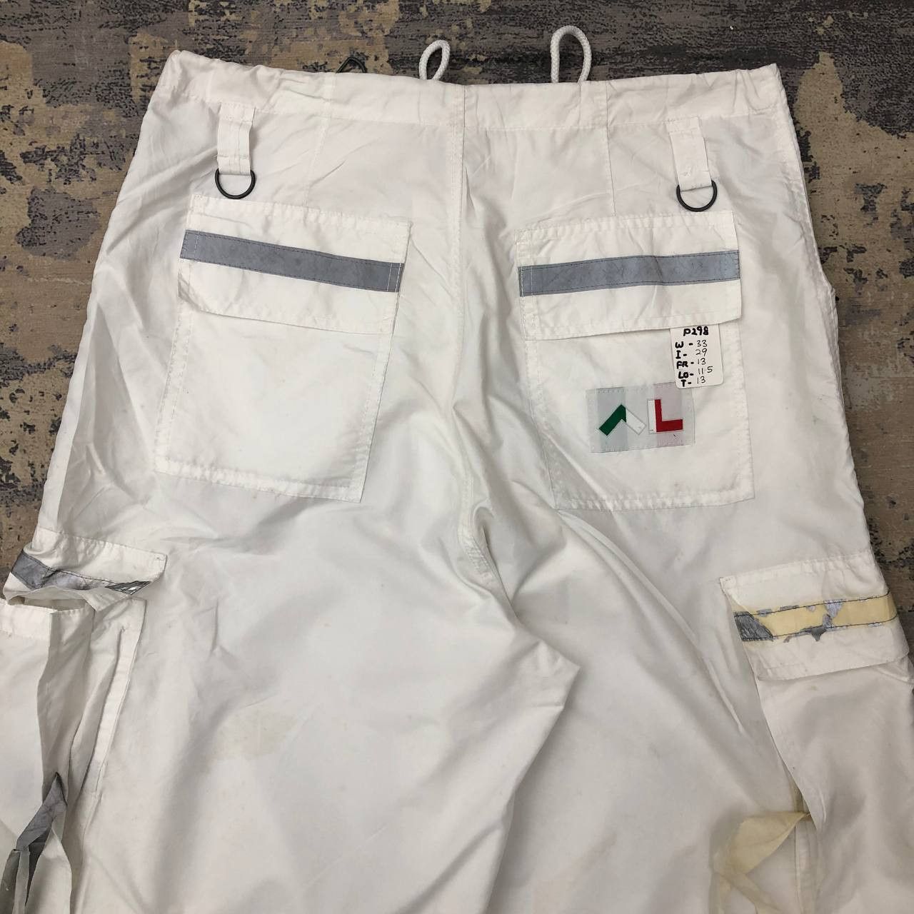 Other P298 HIP HOP ANNILUCE MADE IN ITALY CARGO PANTS Size US 33 - 4 Thumbnail
