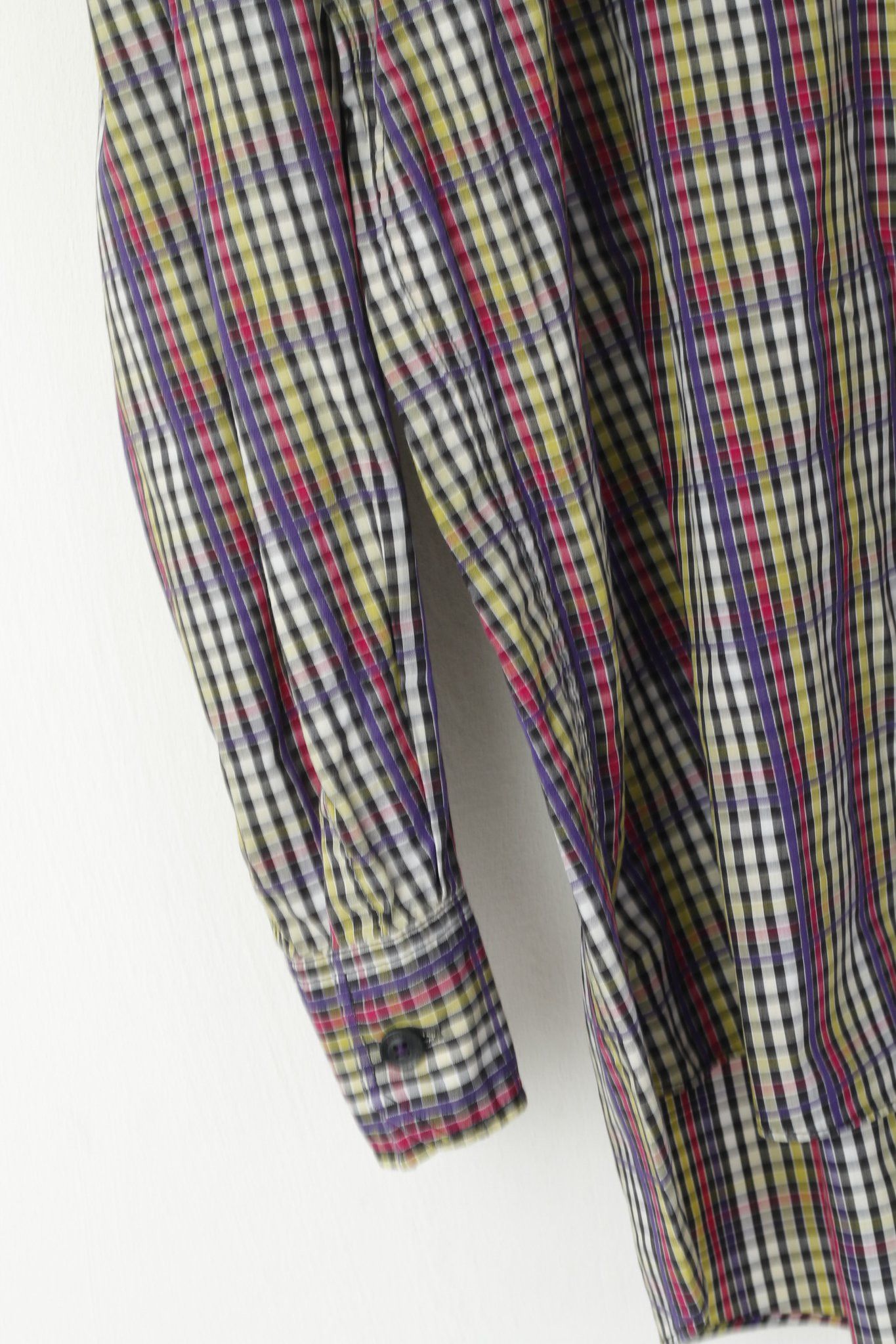 Vintage × camel active Camel Active Men L Casual Shirt Purple Check Cotton 6148 Size US L / EU 52-54 / 3 - 3 Thumbnail